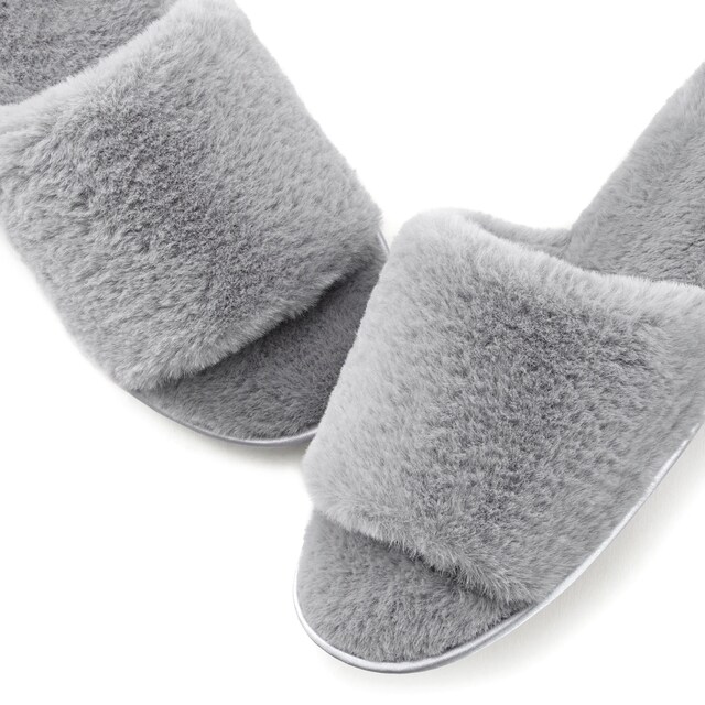 VIVANCE, Házi cipő, szürke, 5 kép a 5 közül