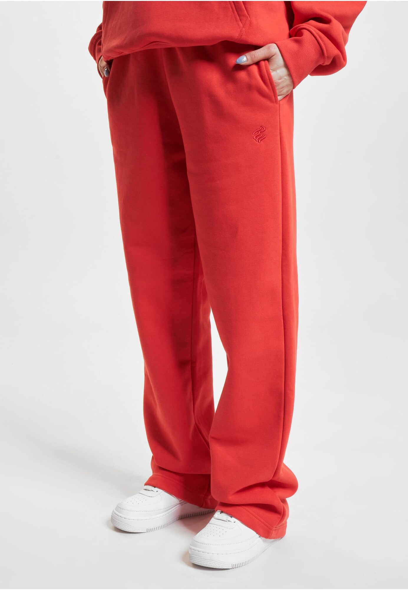 ROCAWEAR Nadrág 'Cherry'  narancsvörös / fehér termék 2. képe