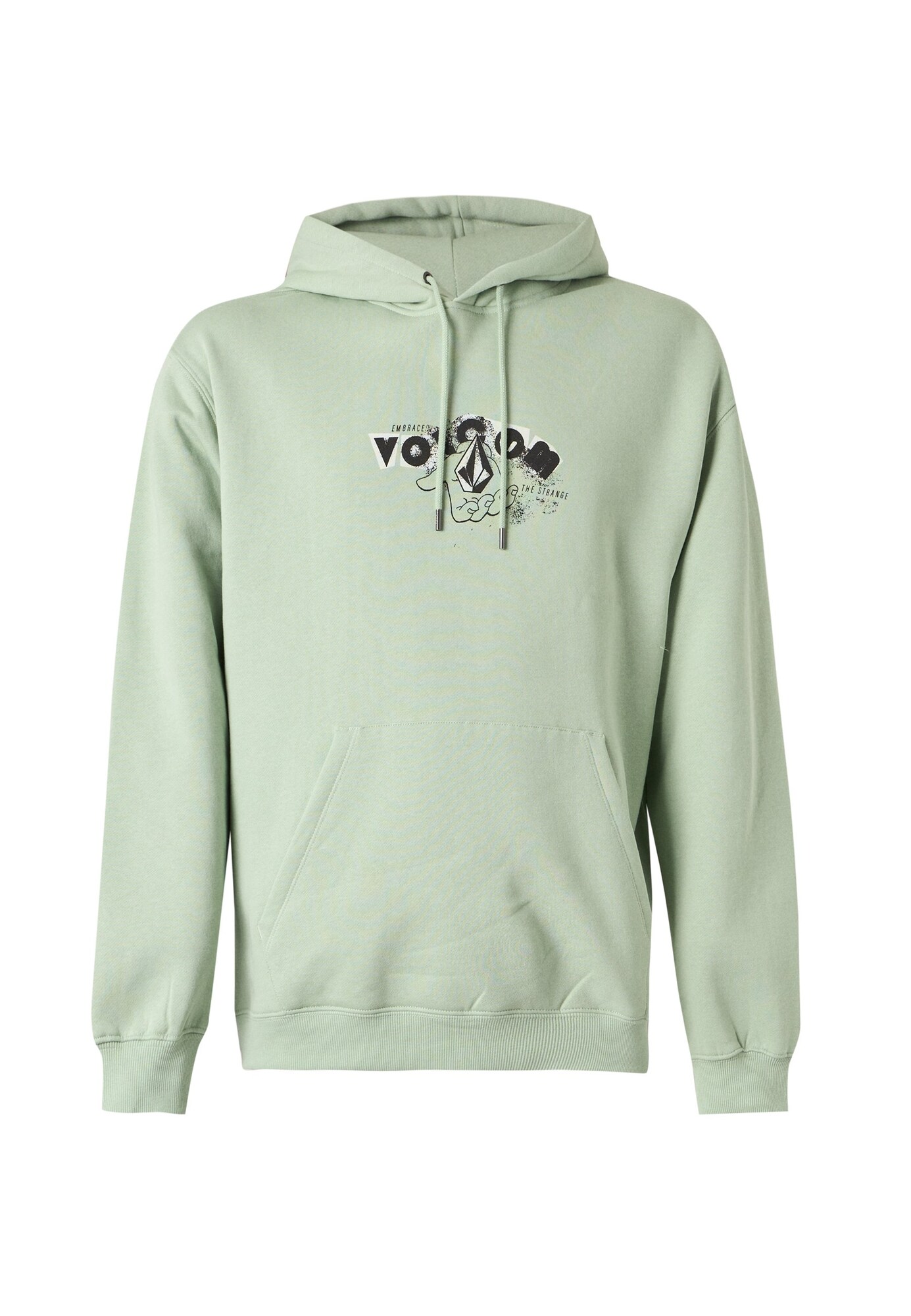 Volcom Bluză de molton WATANITE verde mentă / negru