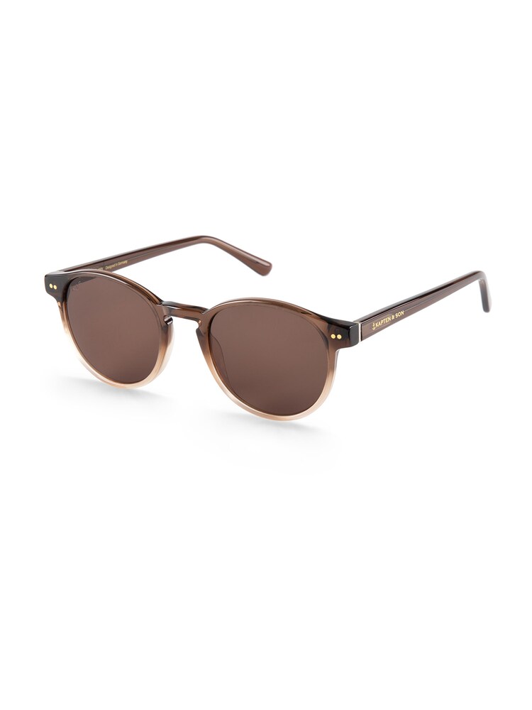 Kapten & Son Sonnenbrille 'Marais Gradient Brown' Herren Größe One Size braun