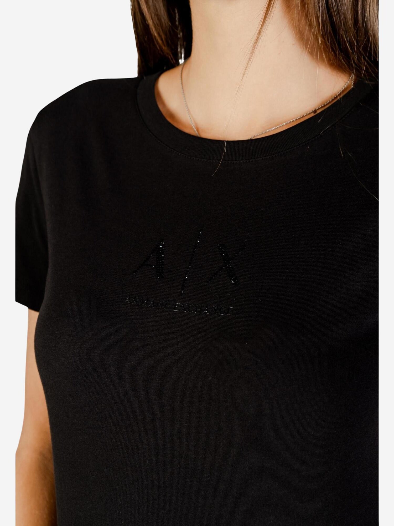 ARMANI EXCHANGE Camiseta negro – imagen 4
