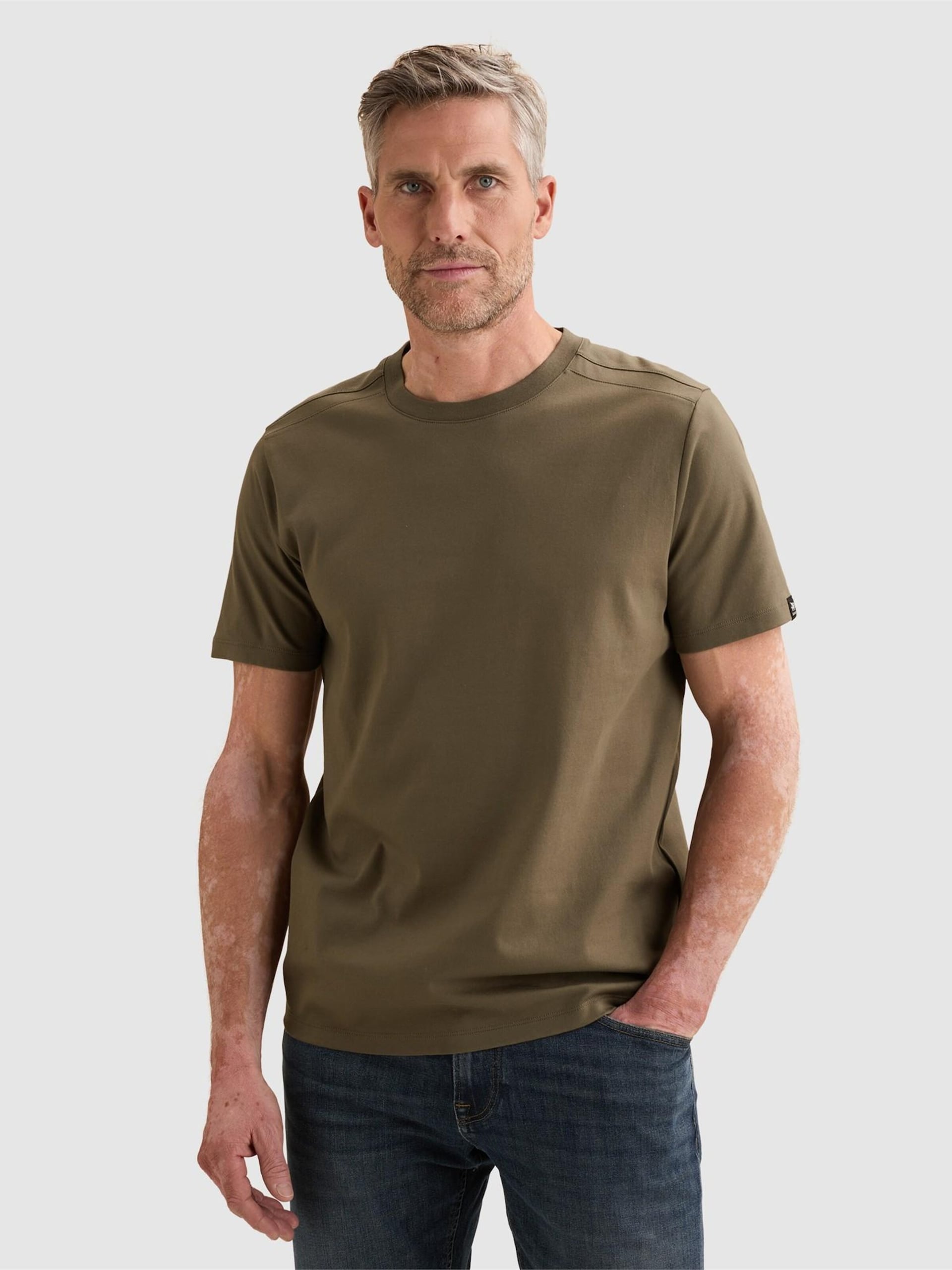 Vanguard T-Shirt Mercericed Interlock Basil herr – bild 2