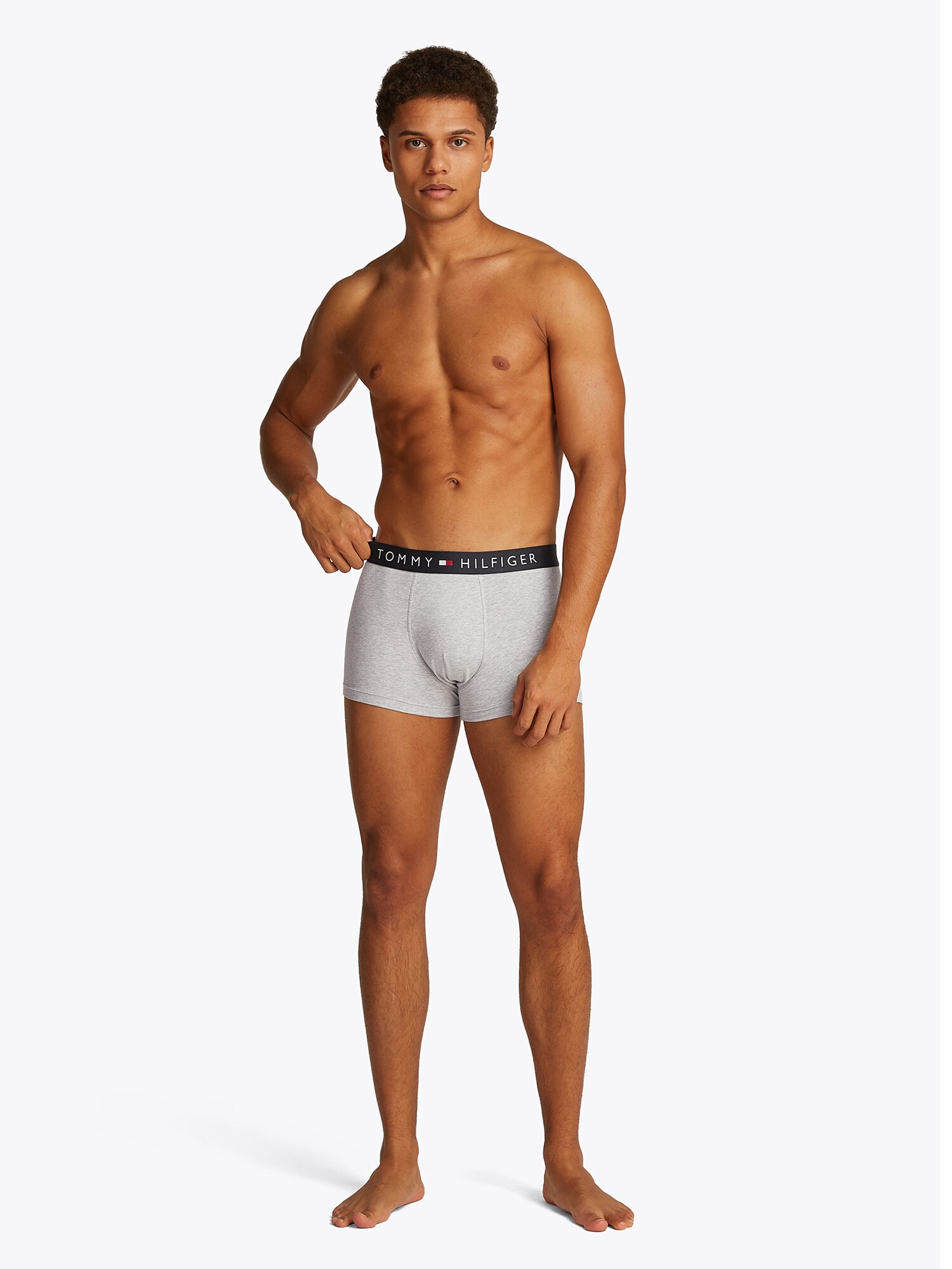 Tommy Hilfiger Underwear Boxerky sivá melírovaná / čierna / biela (obrázok 4)