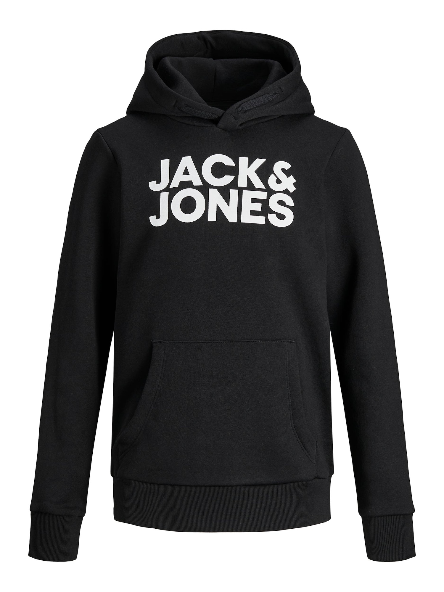 Jack & Jones Junior Пуловер  черно / бяло