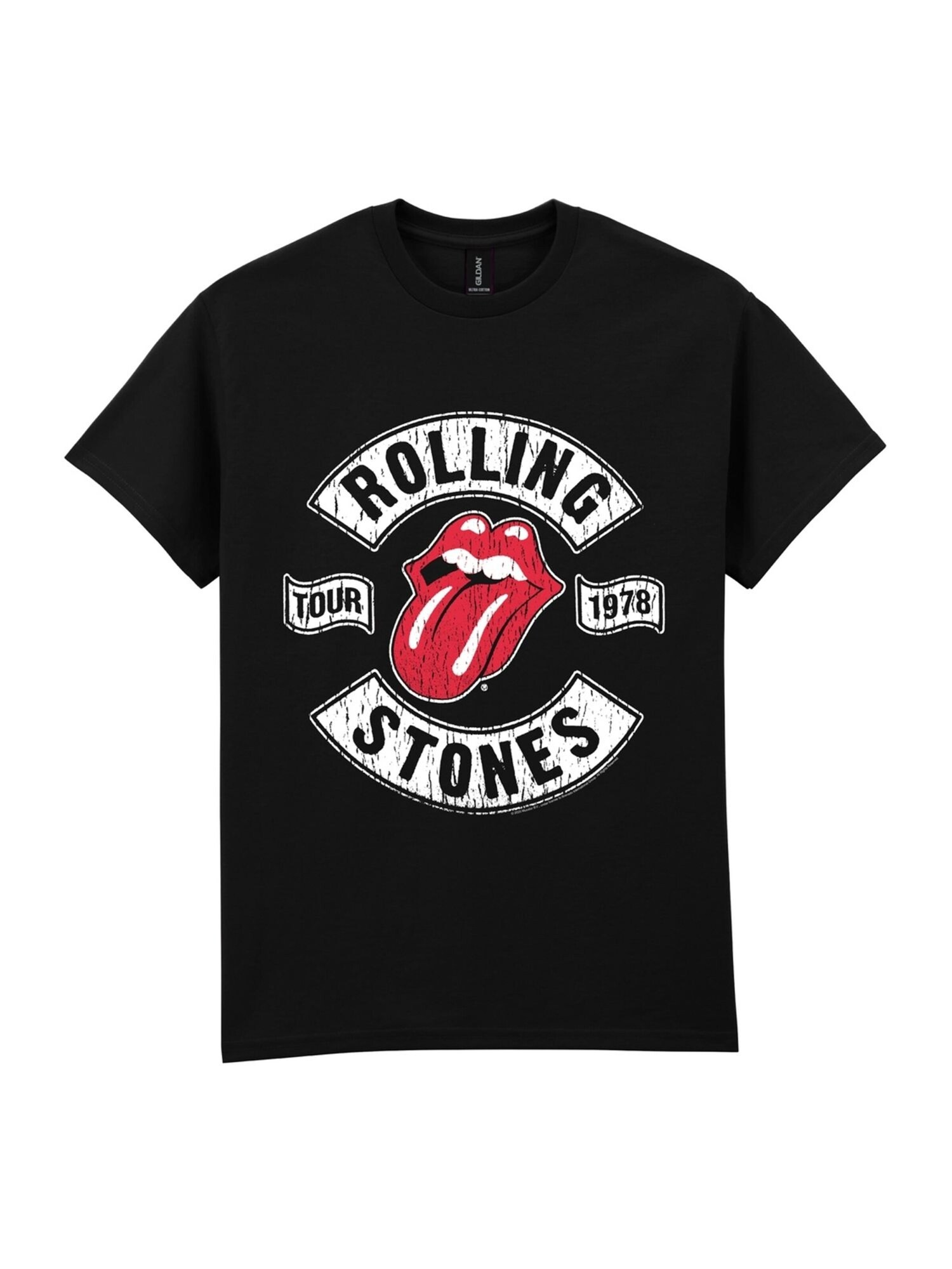 THE ROLLING STONES Camiseta 'Rolling Stones Tour 1978 T-Shirt' negro – imagen 1