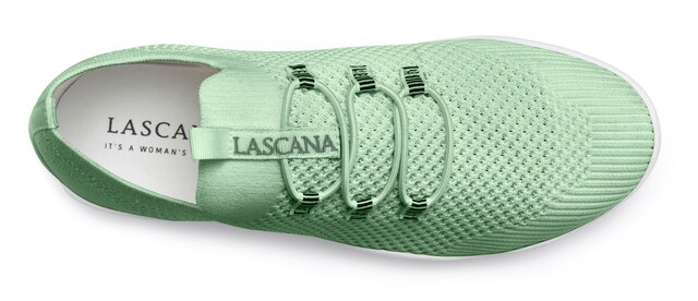 LASCANA, Rövid szárú sportcipők, zöld, 5 kép a 5 közül