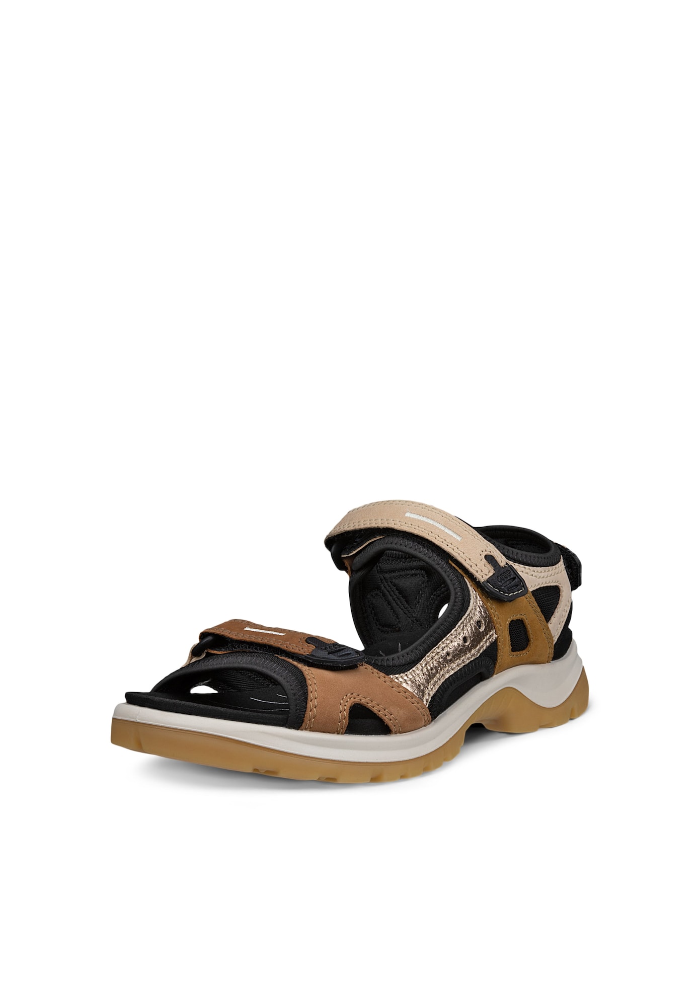 ECCO Sandale trekking 'Offroad'  maro / maro deschis / auriu / negru