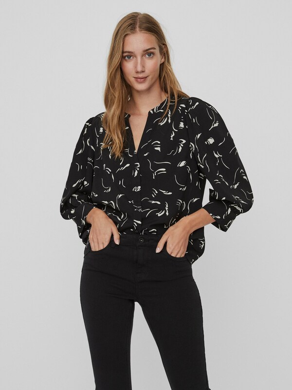 Vero Moda Aware Odea 3/4 Ärmel Shirt mit V-Ausschnitt