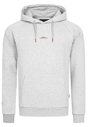 INDICODE JEANS Sweatshirt ‘Virginia’ Bruin / Grijs gemêleerd