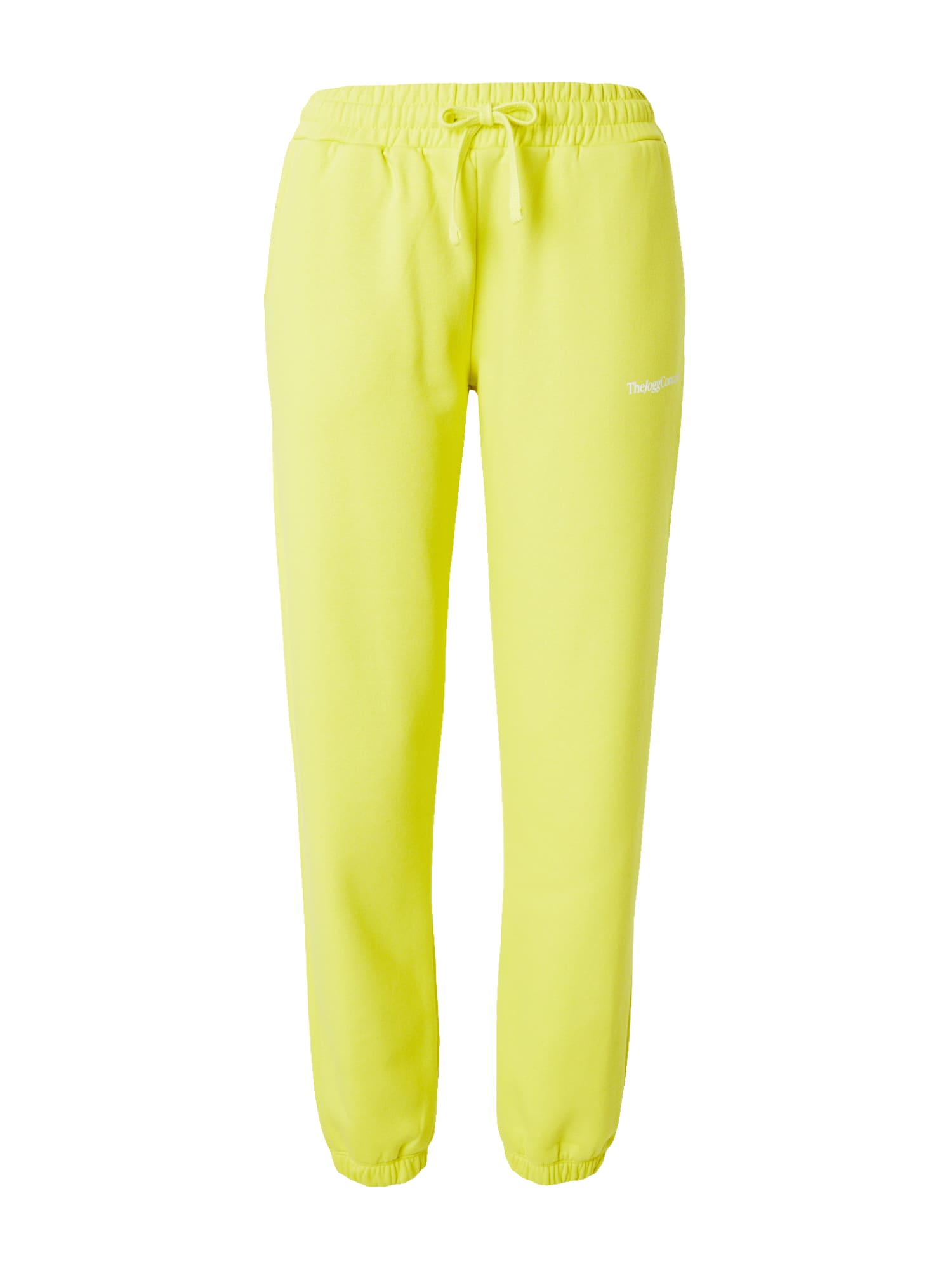 The Jogg Concept Pantaloni 'RAFINE'  galben neon / alb