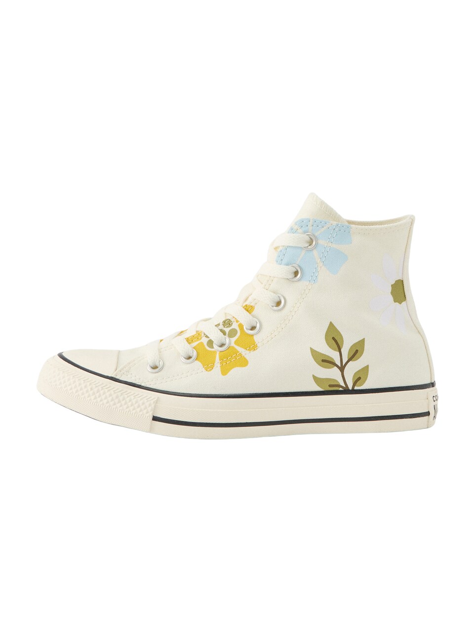 Hög sneaker 'CHUCK TAYLOR ALL STAR' kräm / ljusblå / gul