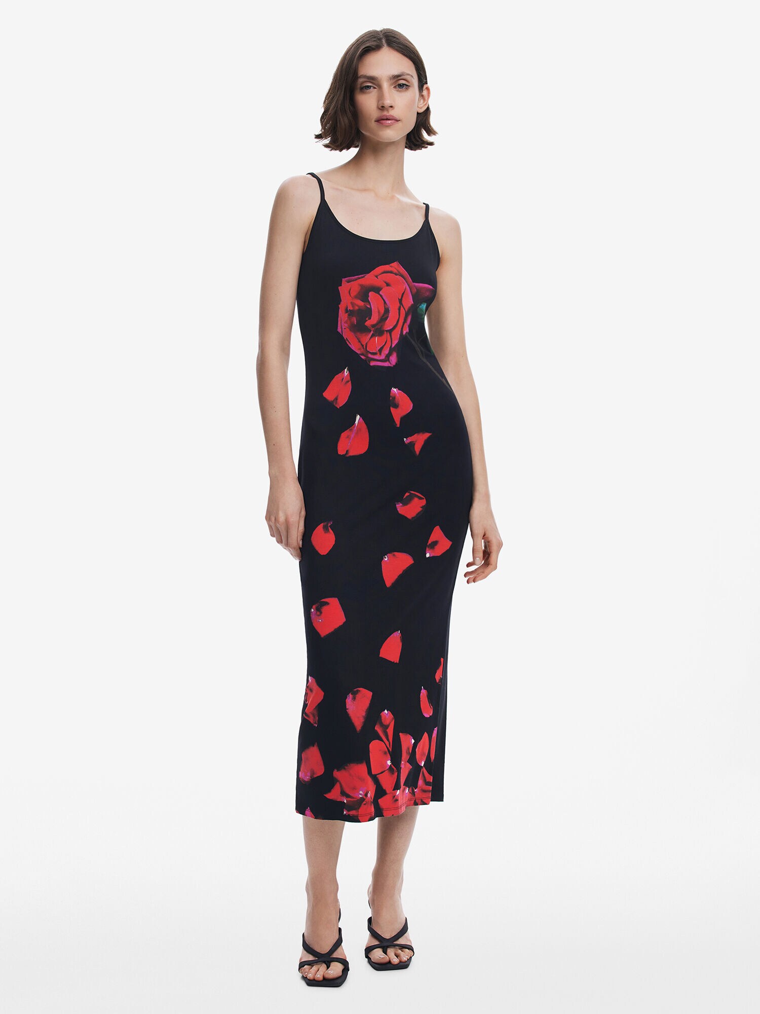 Desigual Ruha  sötétzöld / rózsaszín / piros / fekete termék 2. képe
