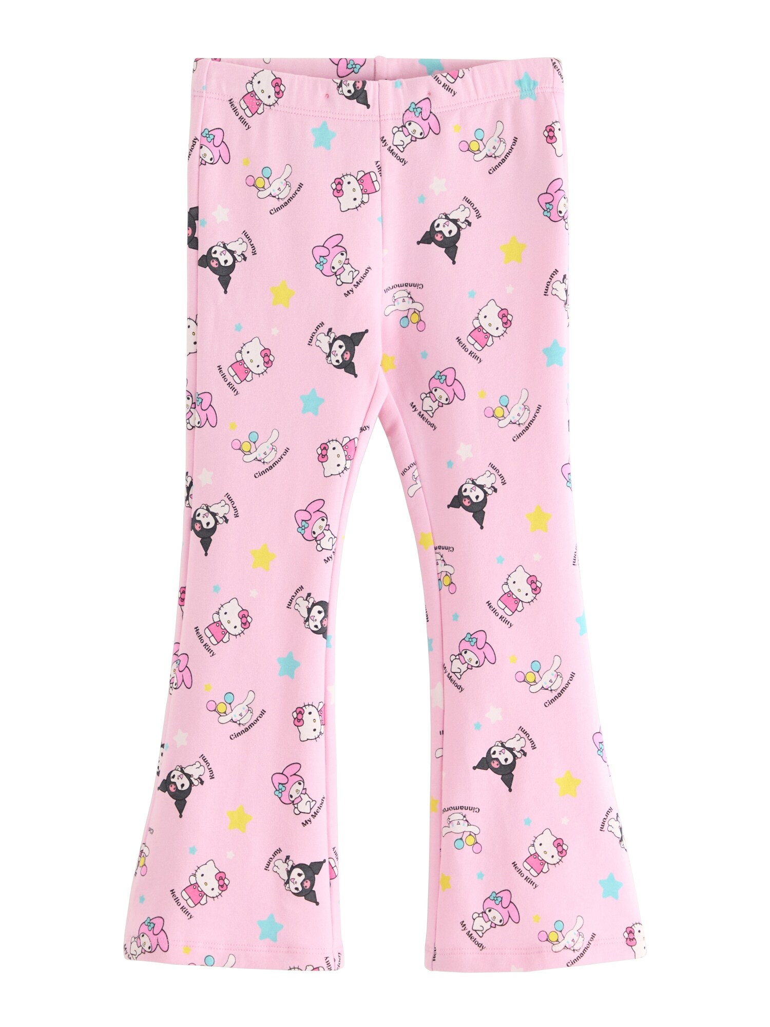 Lindex Leggings Hello Kitty  galben / roz pal / negru / alb