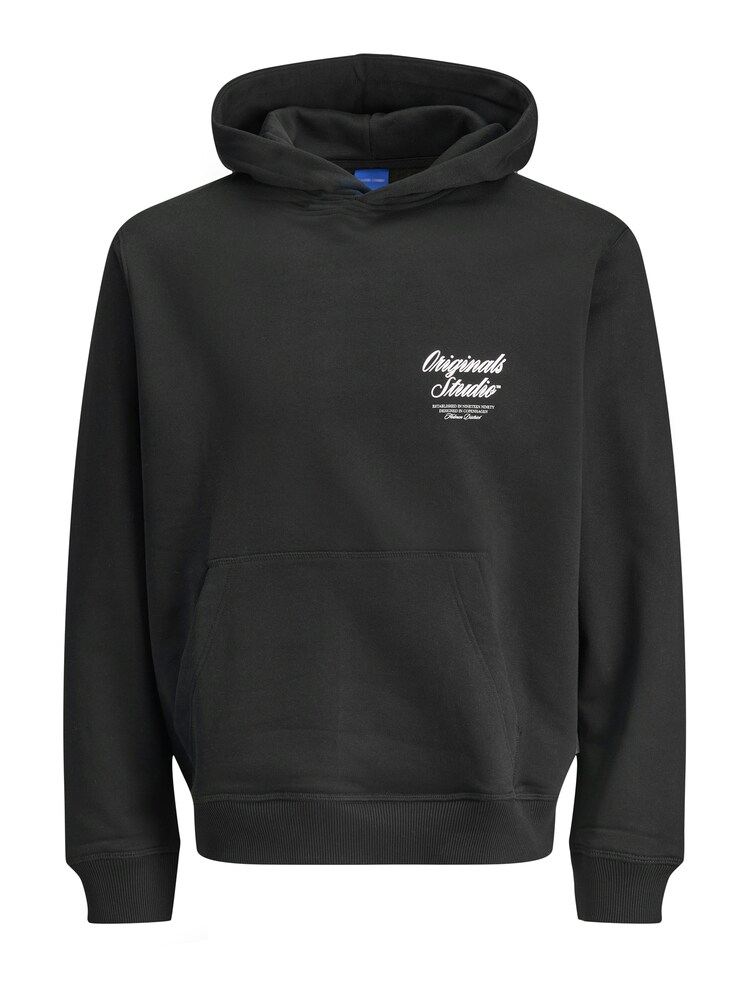 JACK & JONES Sweatshirt 'JORNorrebro' Herren Größe M schwarz / weiß