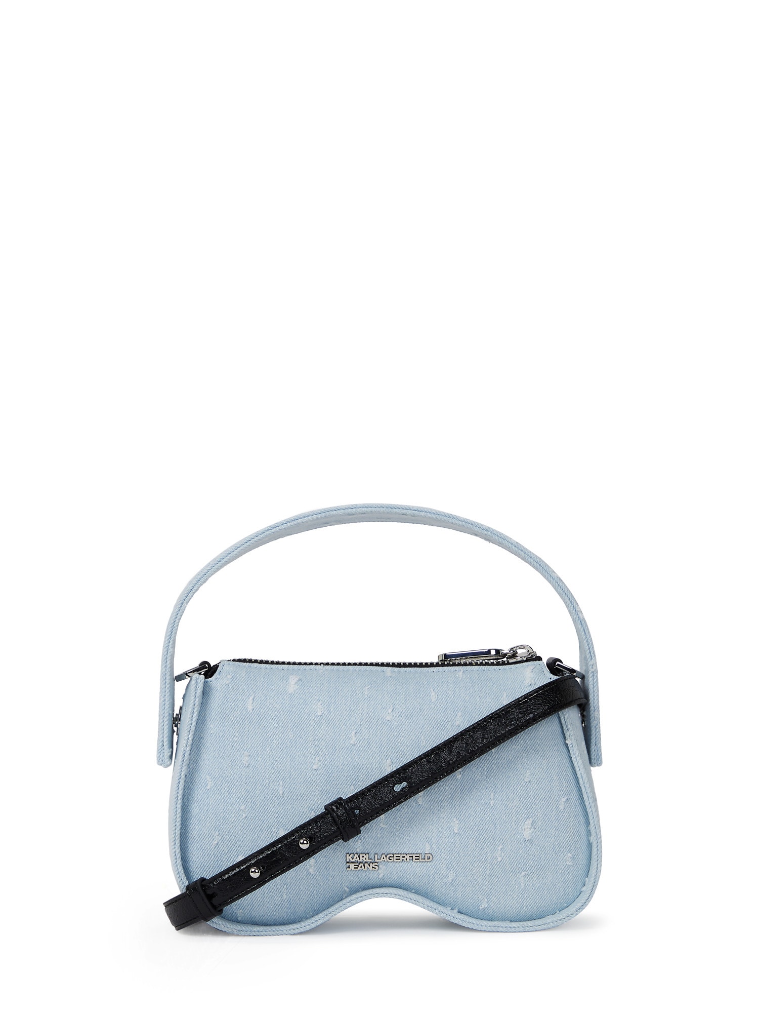 KARL LAGERFELD JEANS Kézitáska  kék farmer / szürke termék 2. képe