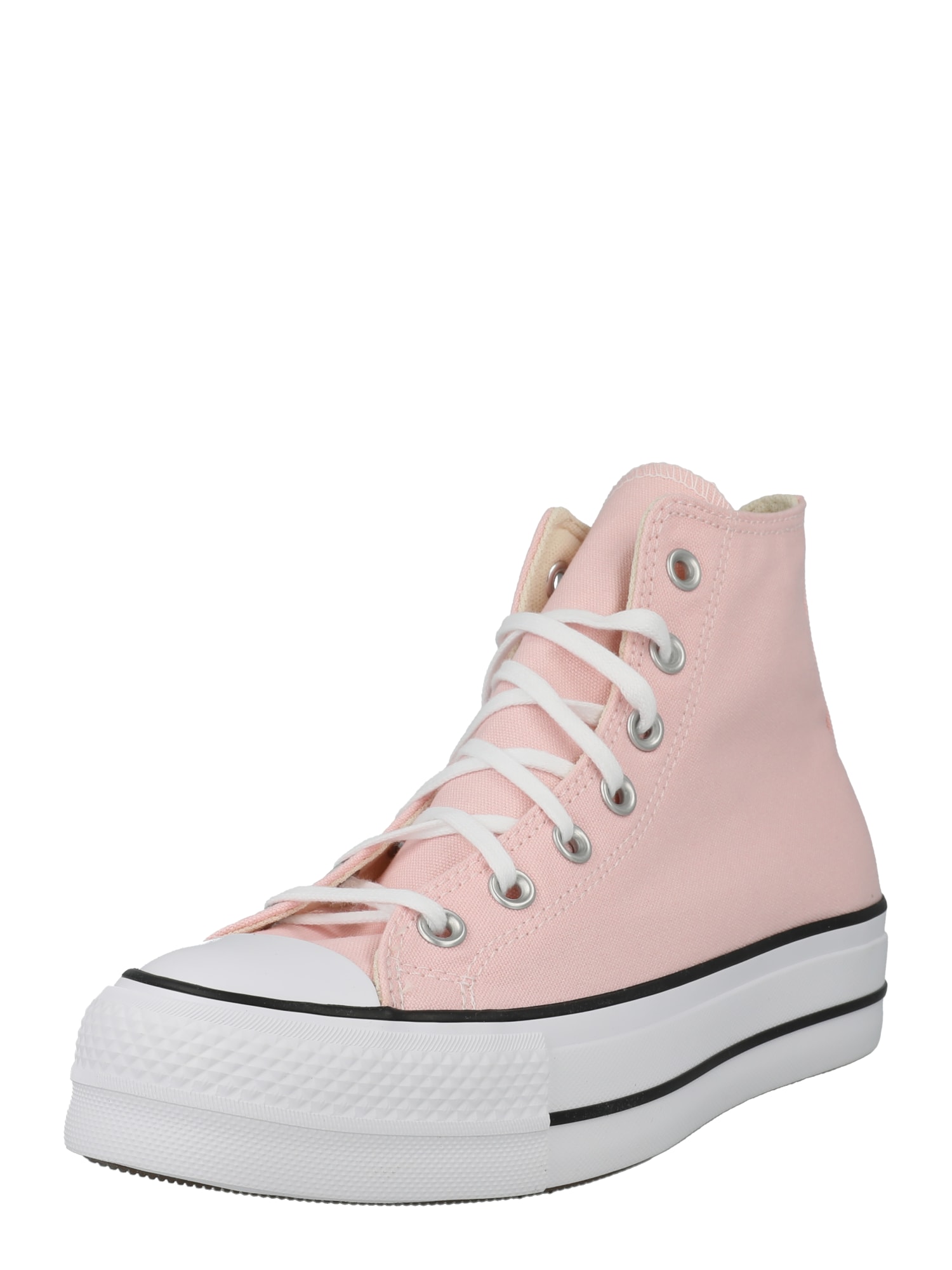 CONVERSE Členkové tenisky 'Chuck Taylor All Star Lift'  ružová / čierna / biela