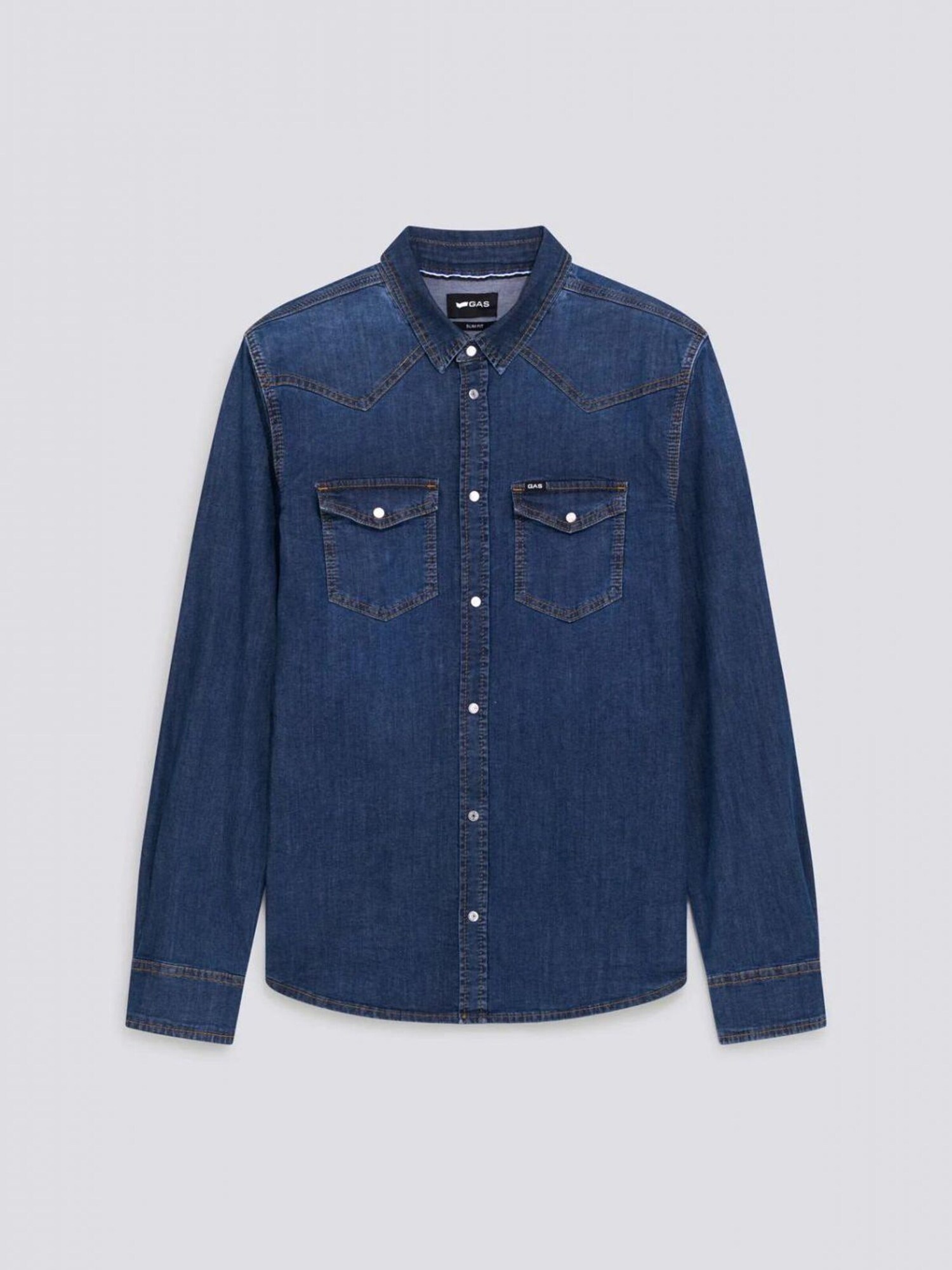 GAS Camicia  blu