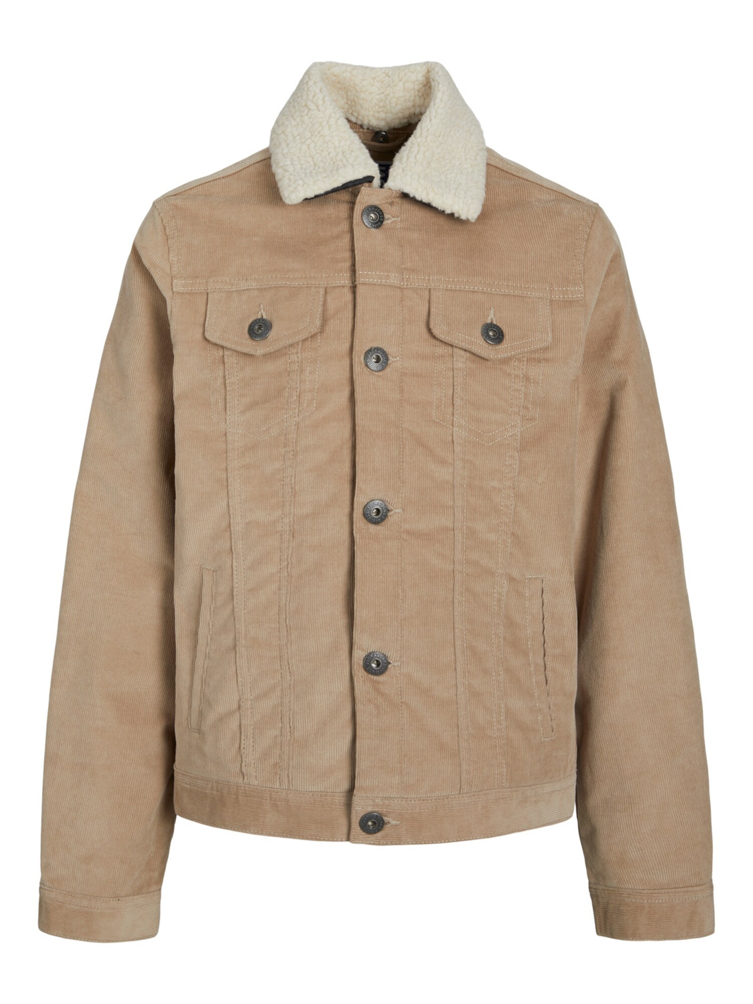 Jack & Jones Junior Demisezoninė striukė 'ALVIN' kremo / kapučino spalva