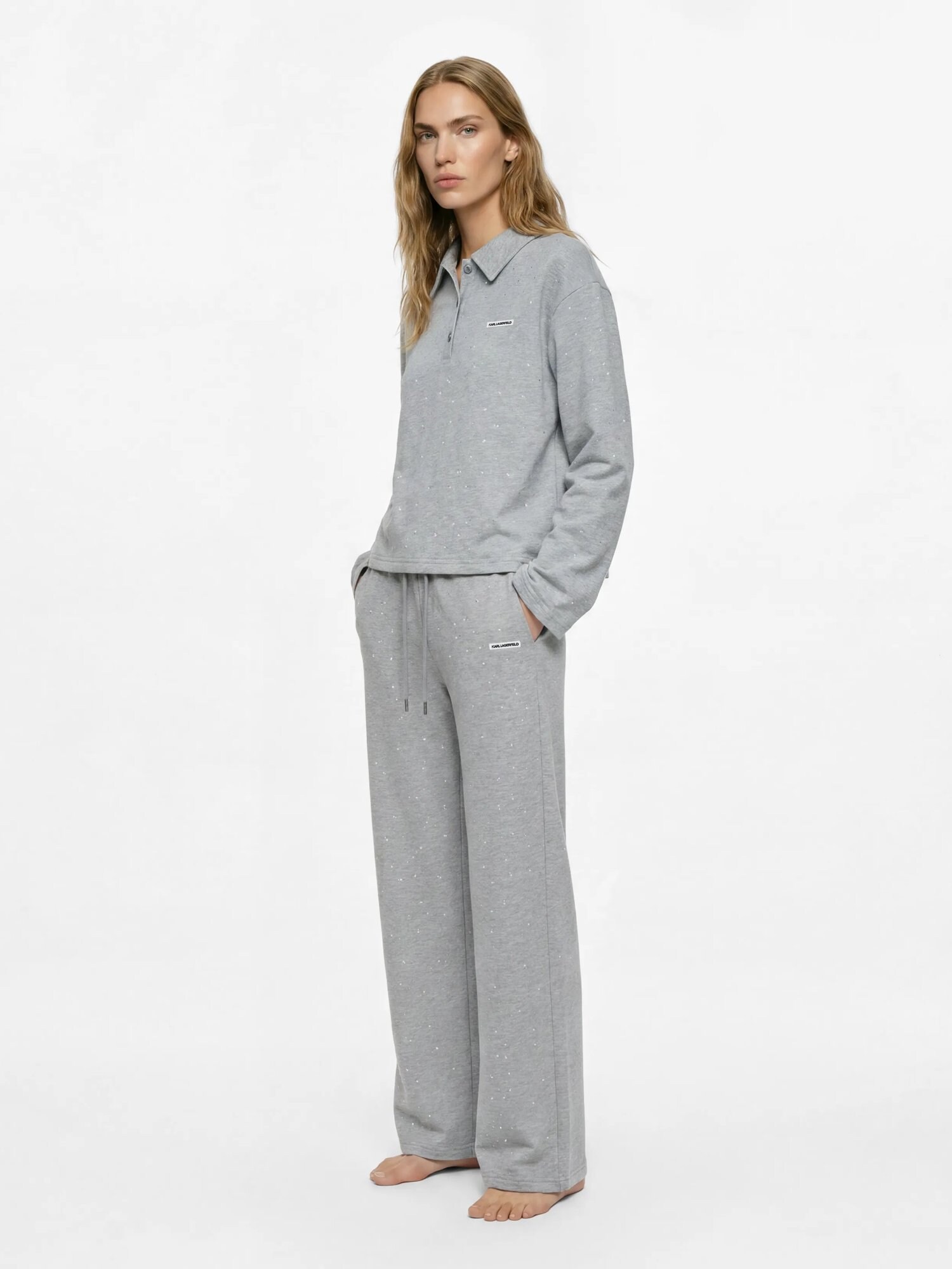 Karl Lagerfeld Pantalón  gris claro – imagen 8