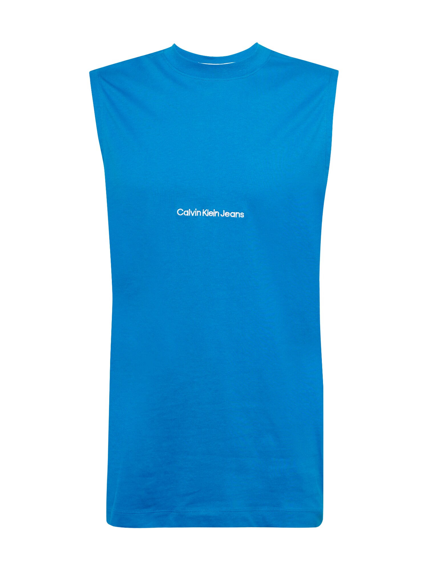 Calvin Klein Jeans Majica  nebeško modra / bela