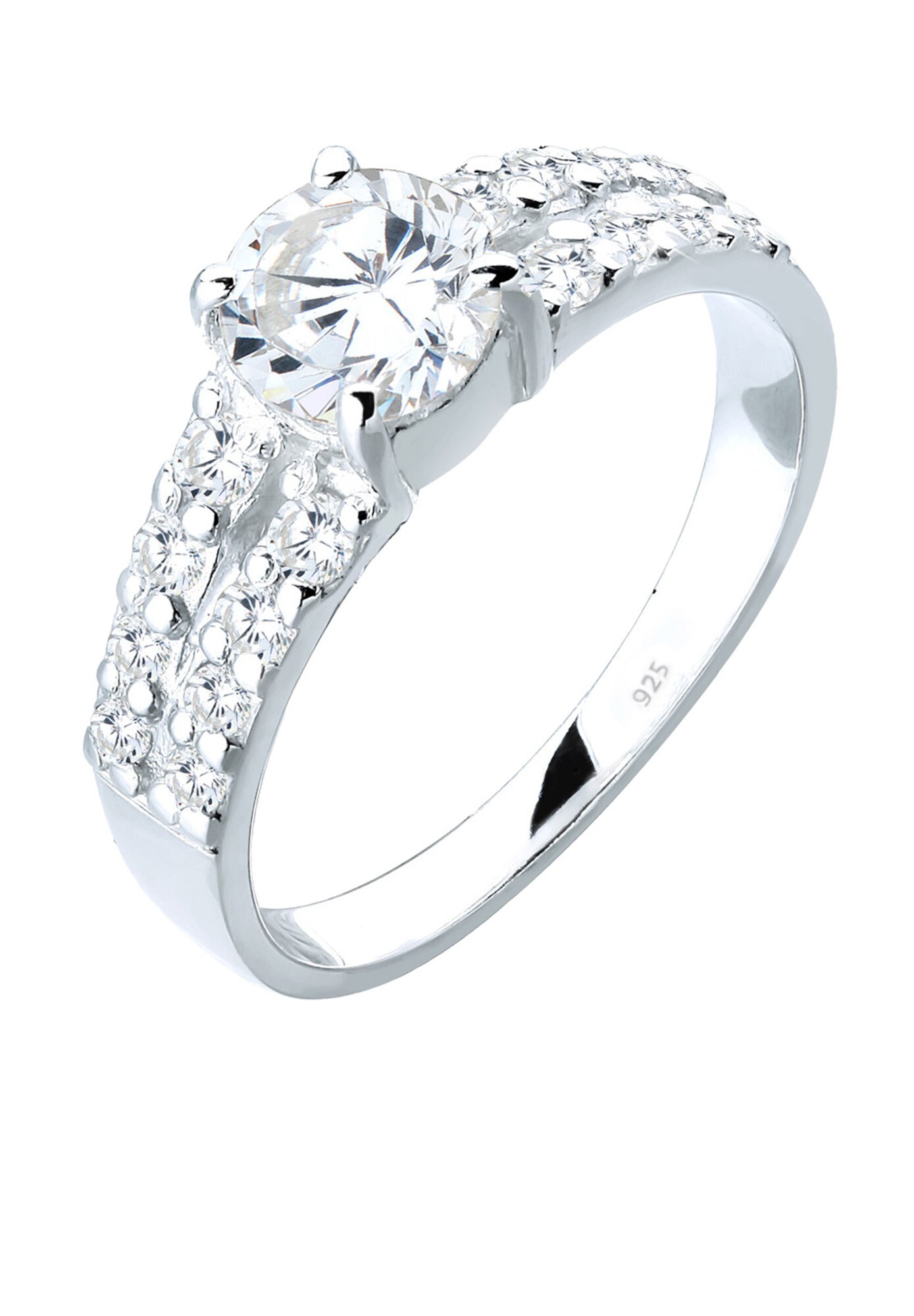 Elli Ring Zilver / Transparant