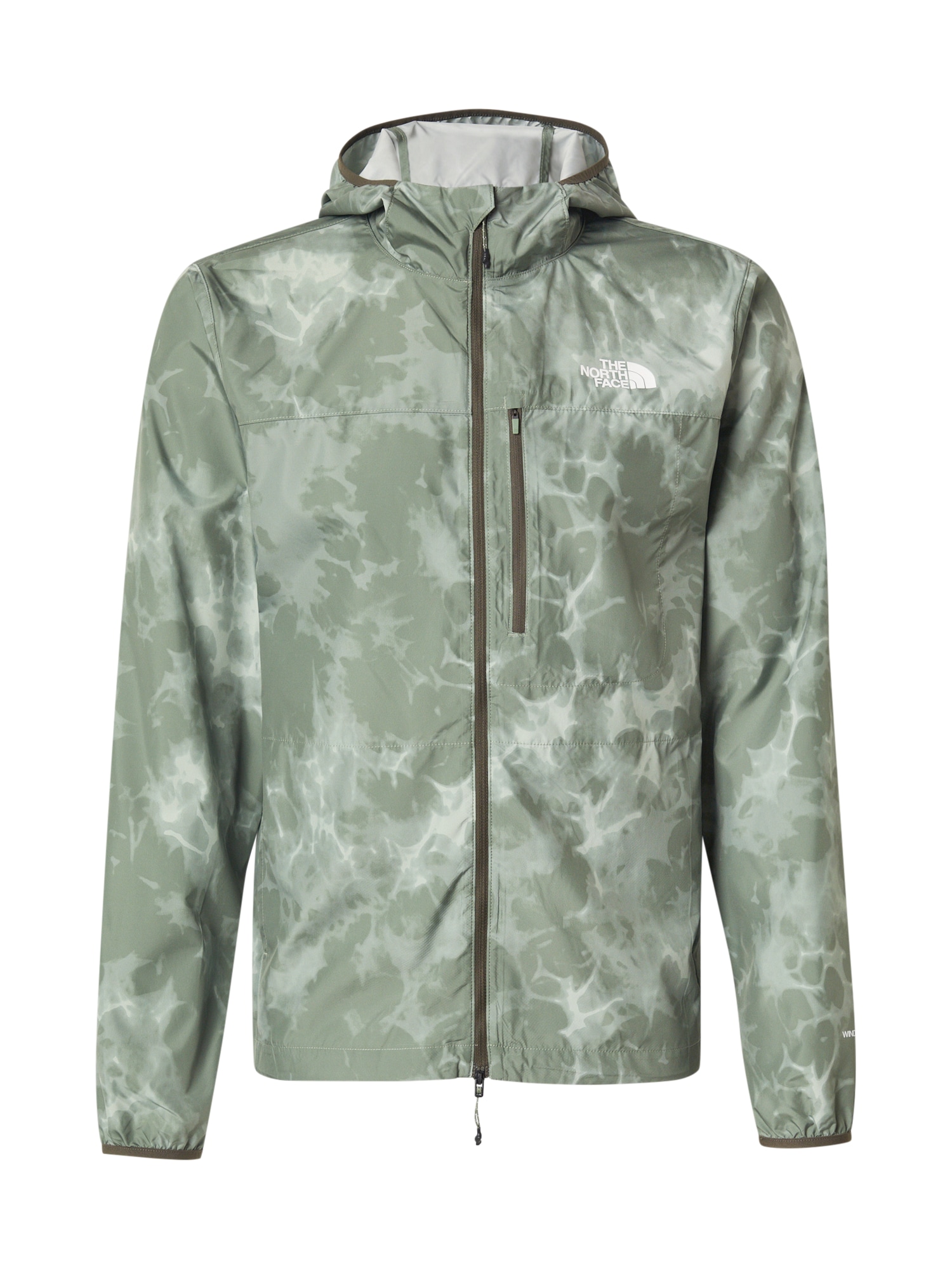 THE NORTH FACE Sportdzseki  zöld / világoszöld / fehér akciós termékkép 1