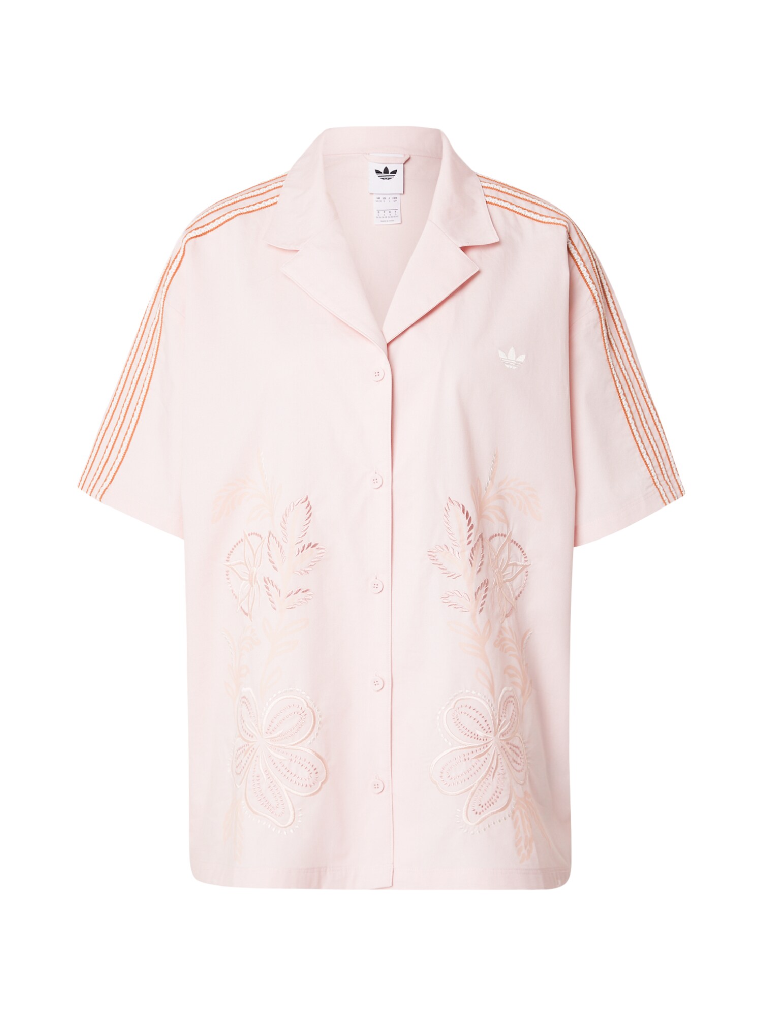 ADIDAS ORIGINALS Bluza 'RESORT'  narančasta / pastelno roza / bijela