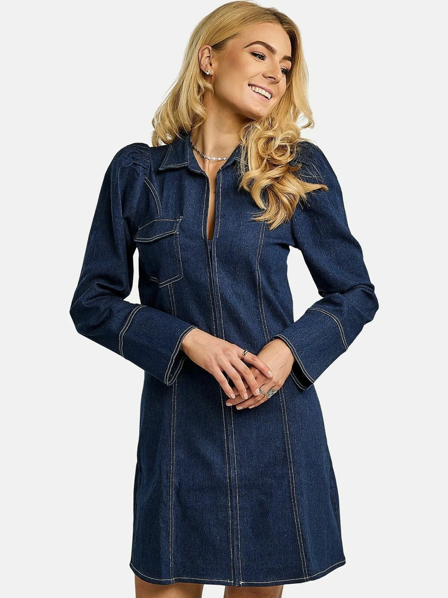 Liberte Essentiel Abito ' ASTA '  blu denim