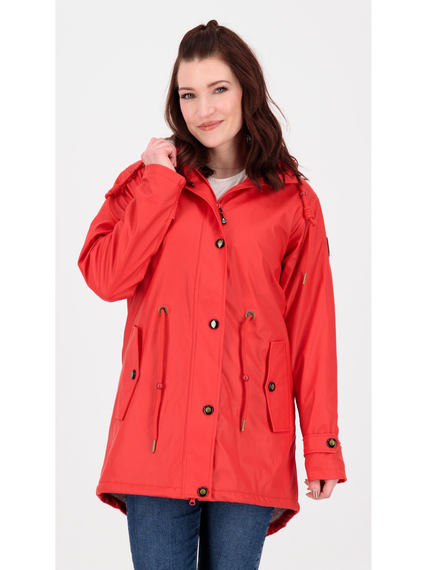 ankerglut Cappotto funzionale 'Friesennerz ankergluttraum WMN'  rosso