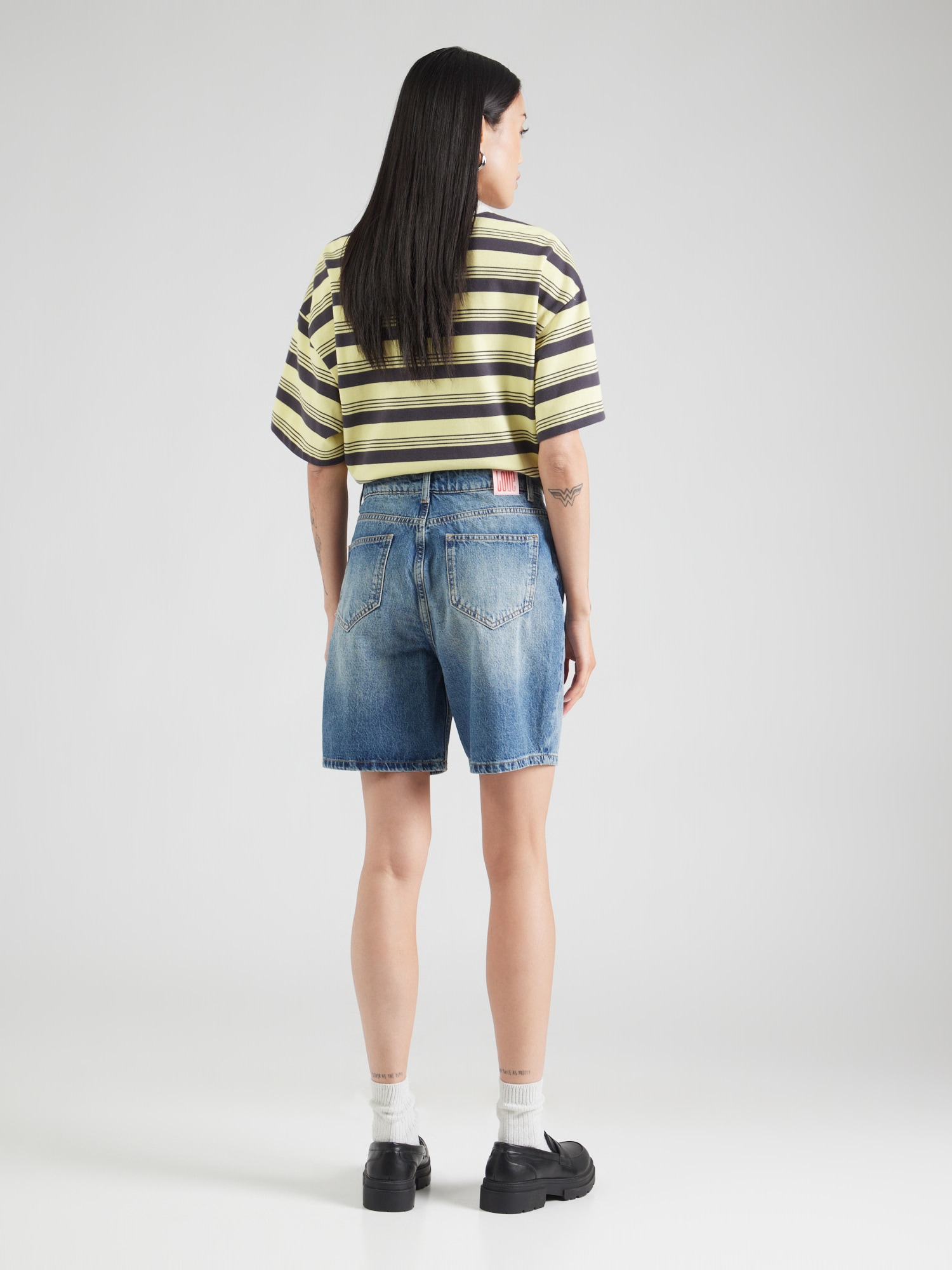 OH APRIL Plisované rifle 'Toum' modrá denim (obrázok 3)