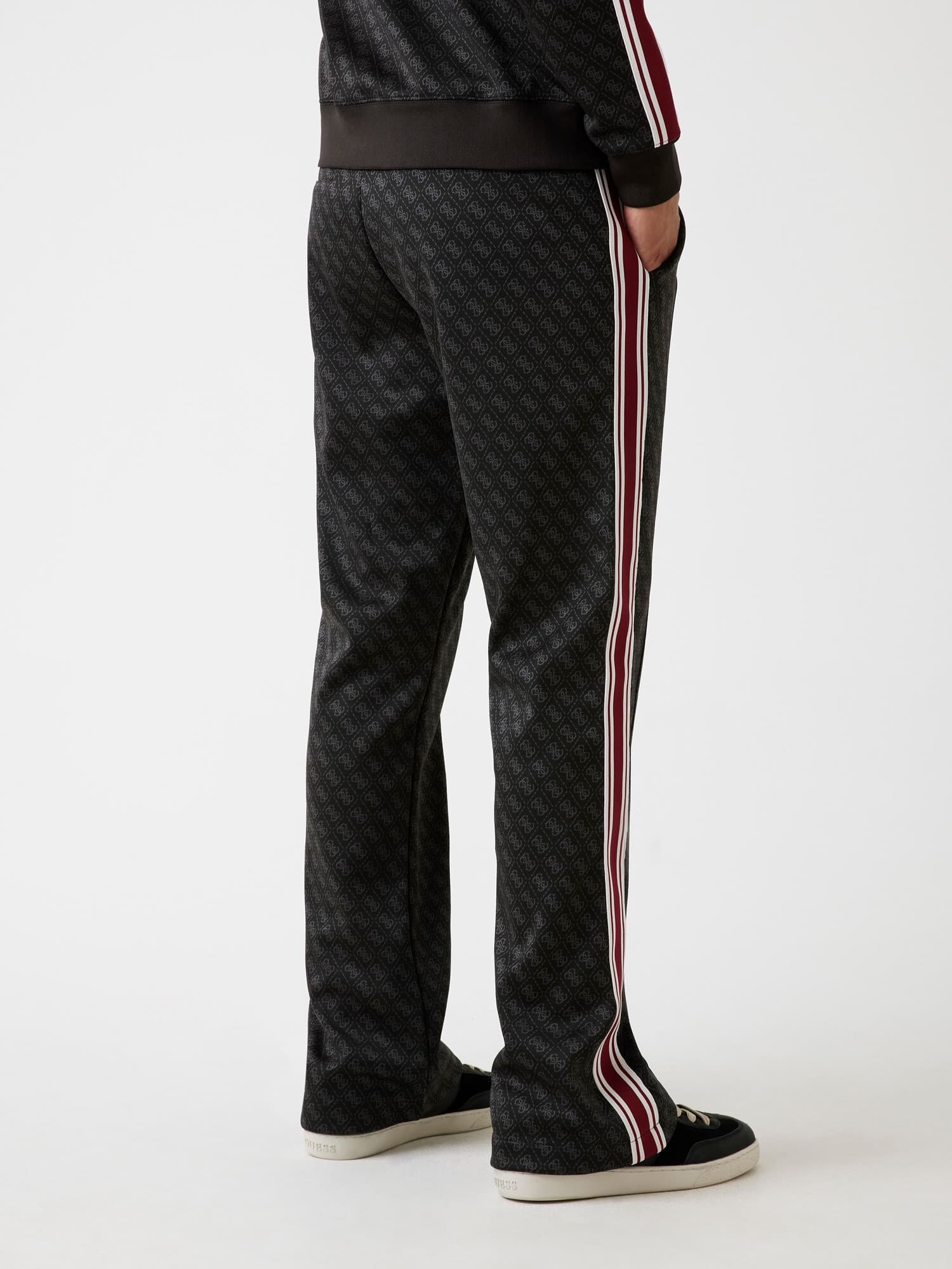 GUESS Pantalón  antracita / rojo / negro – imagen 4