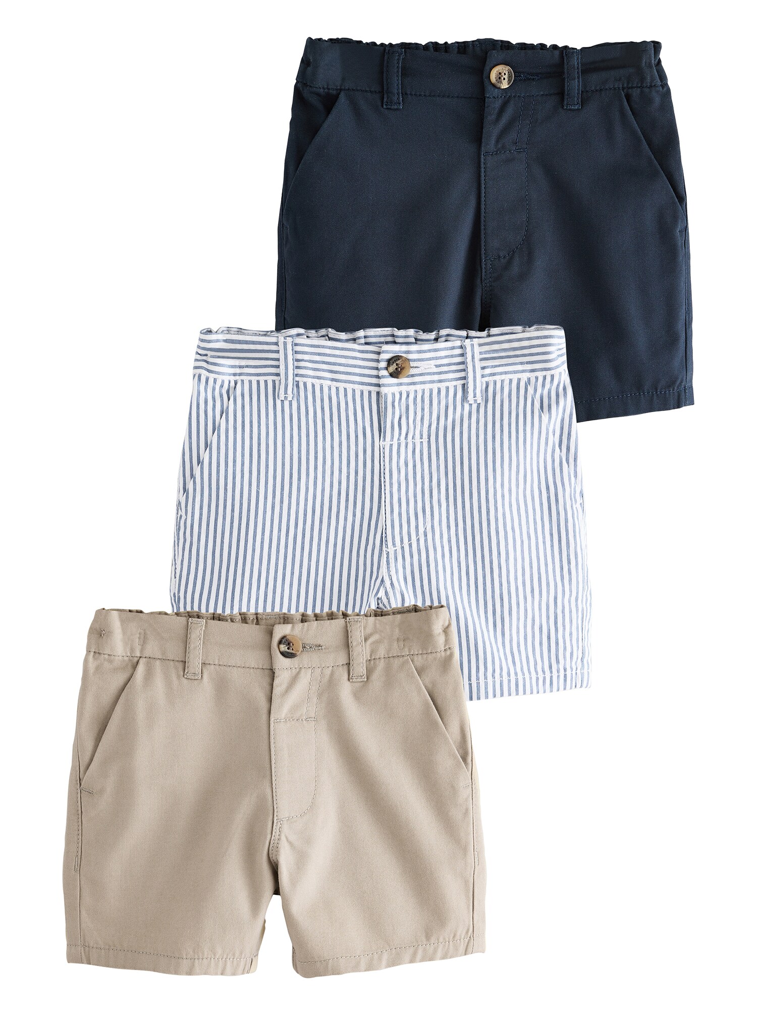 Next Pantaloni  bleumarin / albastru gențiană / gri piatră / alb