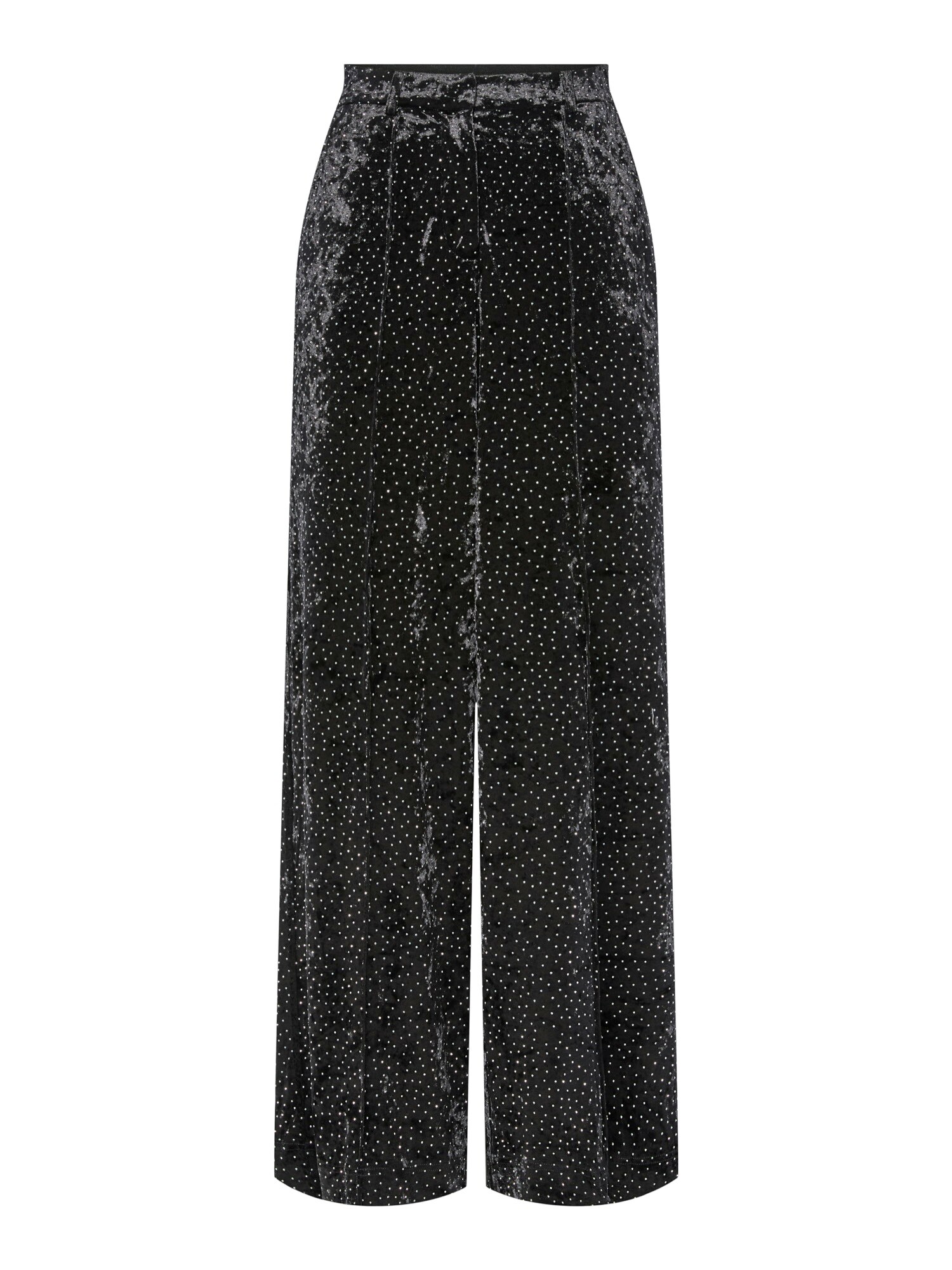 YAS Pantalón  negro / blanco