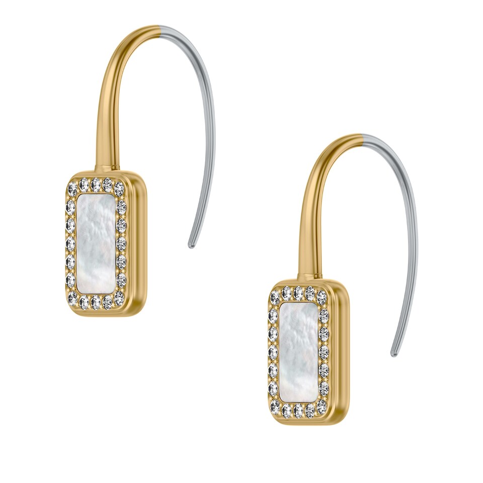 Örhängen guld / silver / transparent