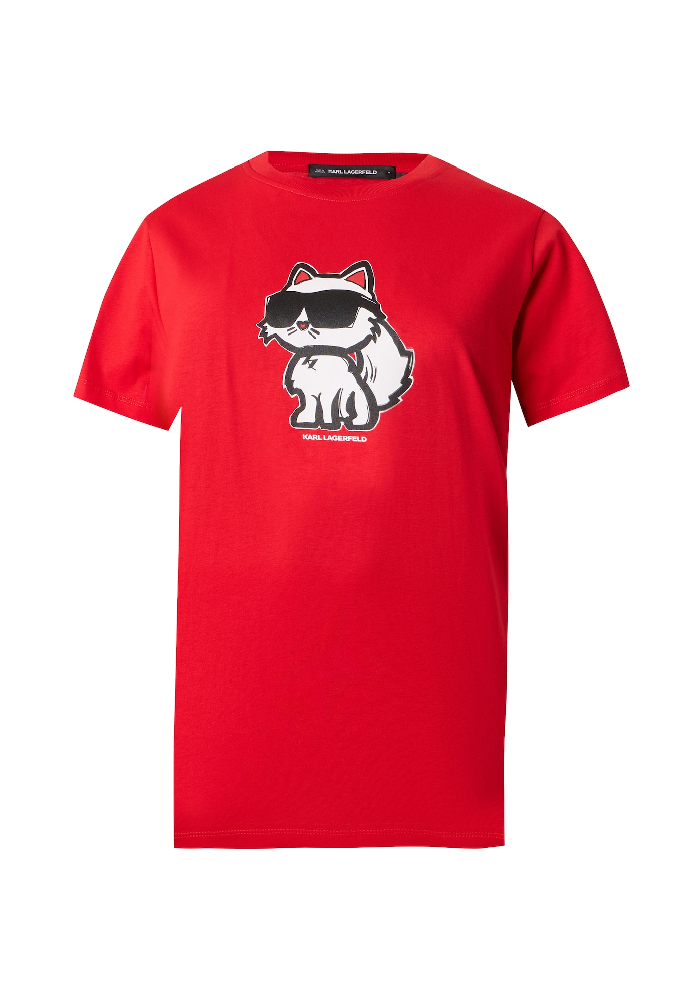 Karl Lagerfeld Tricou roșu / negru / alb