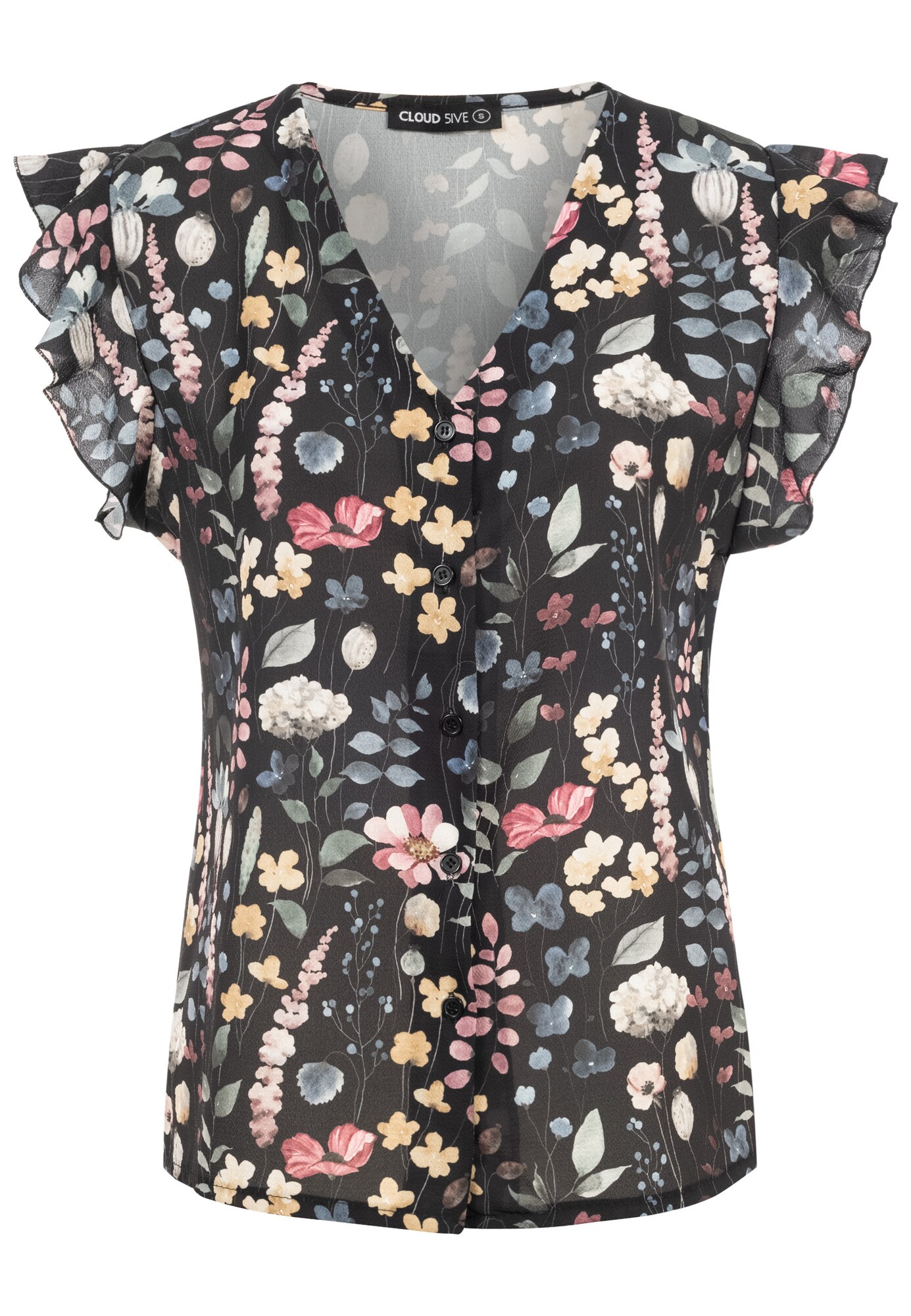 Cloud5ive Blusa  mezcla de colores / negro