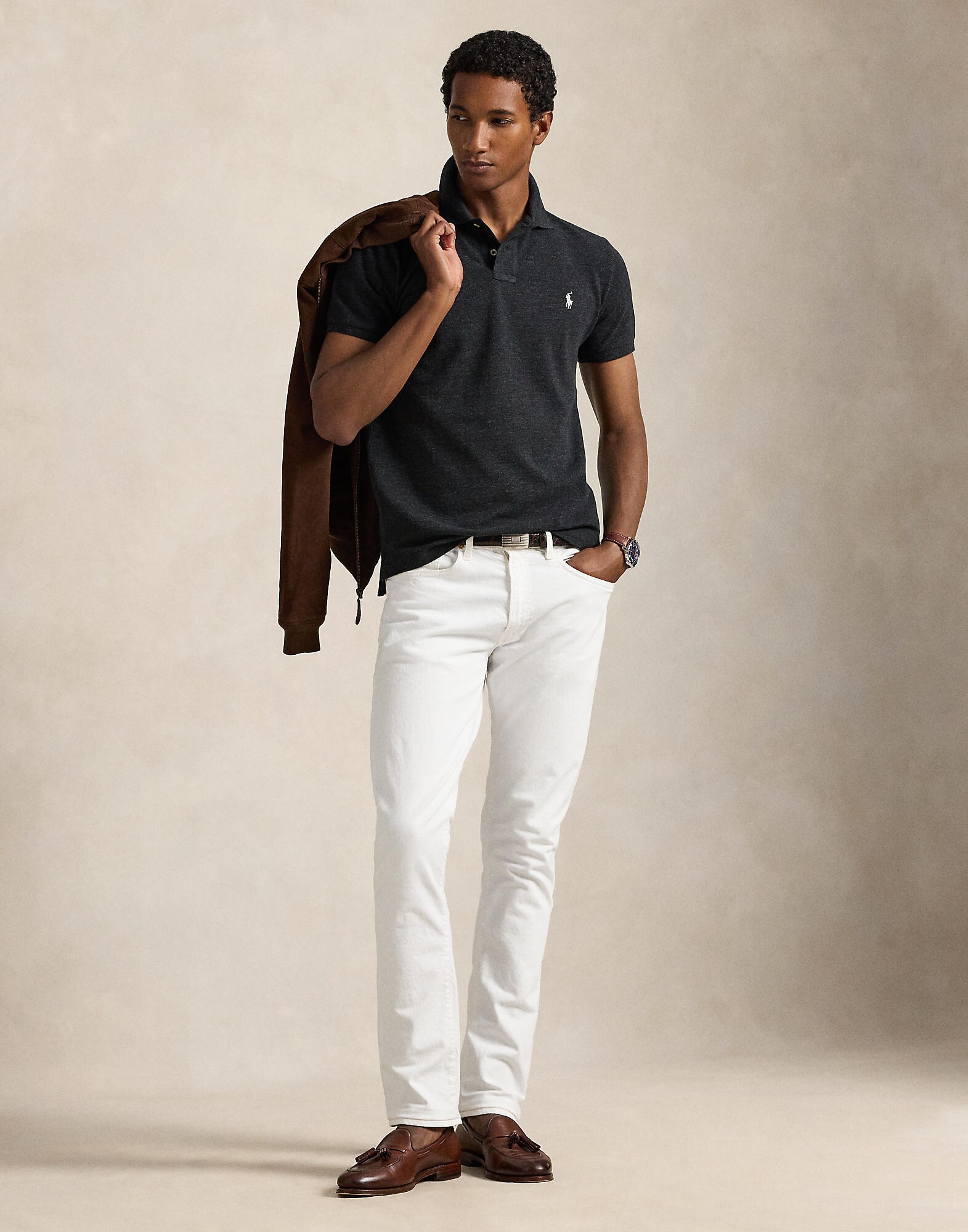 Polo Ralph Lauren Camiseta  gris moteado – imagen 12