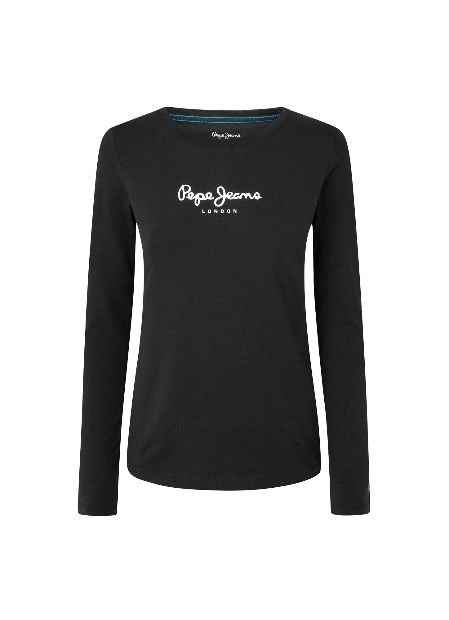 Pepe Jeans Tričko 'New Verginia'  čierna / biela