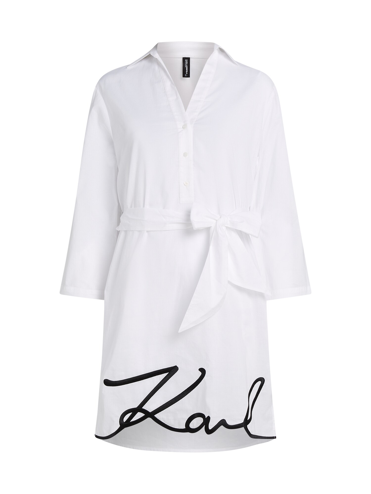 Karl Lagerfeld Rochie  negru / alb