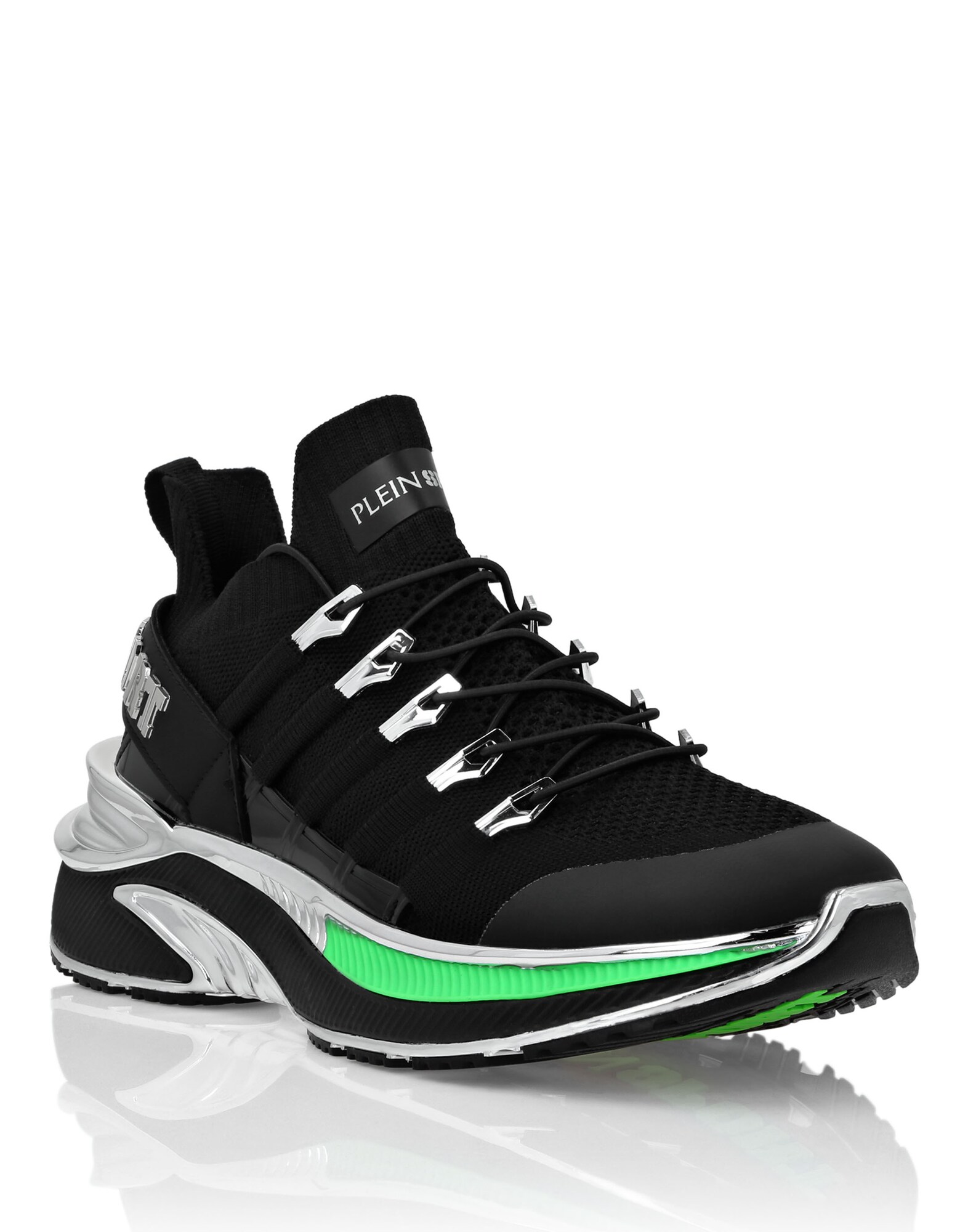 Plein Sport Zapatillas deportivas bajas 'Chrome Surfer'  verde / negro – imagen 2