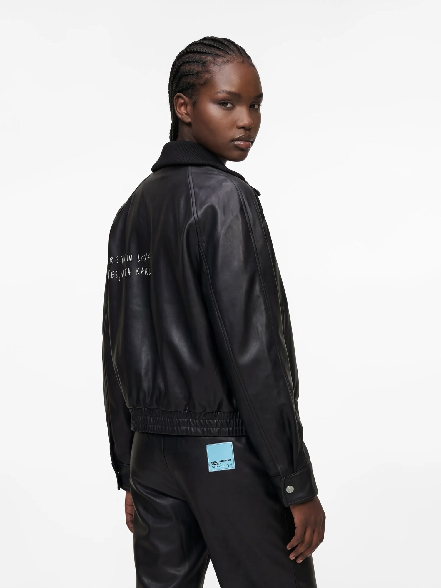 KARL LAGERFELD JEANS Chaqueta de entretiempo 'Pietro Terzini'  negro – imagen 3