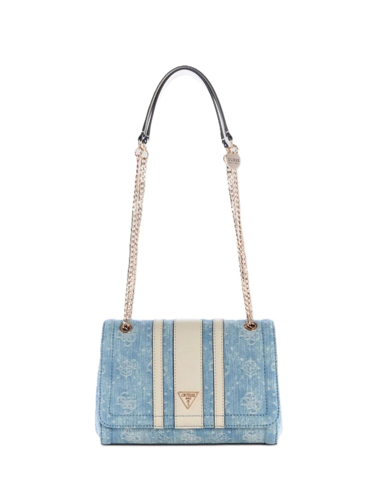 GUESS Geantă de umăr DL967221 albastru denim