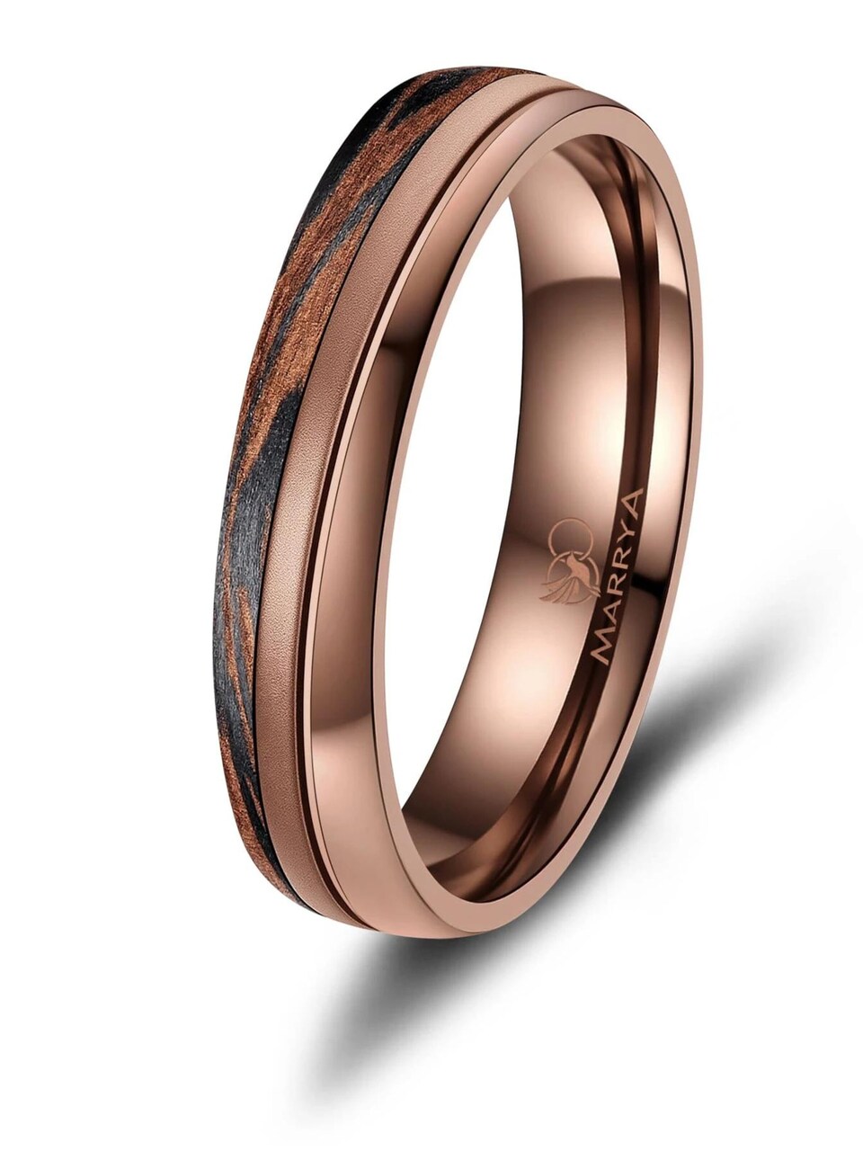 Ring 'MARRYA Ehering CB-01 Carbon-Bronze'