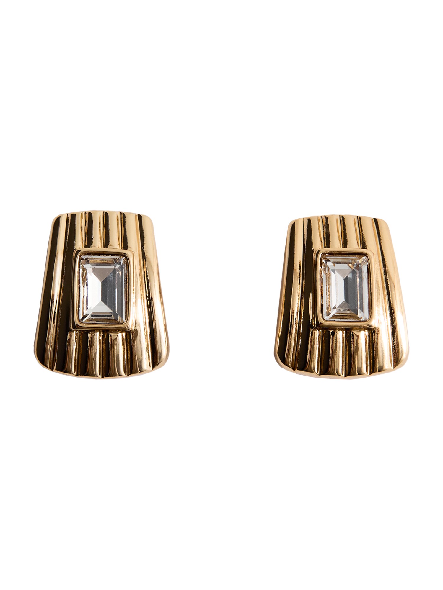 MANGO Cercei Nora  auriu / transparent