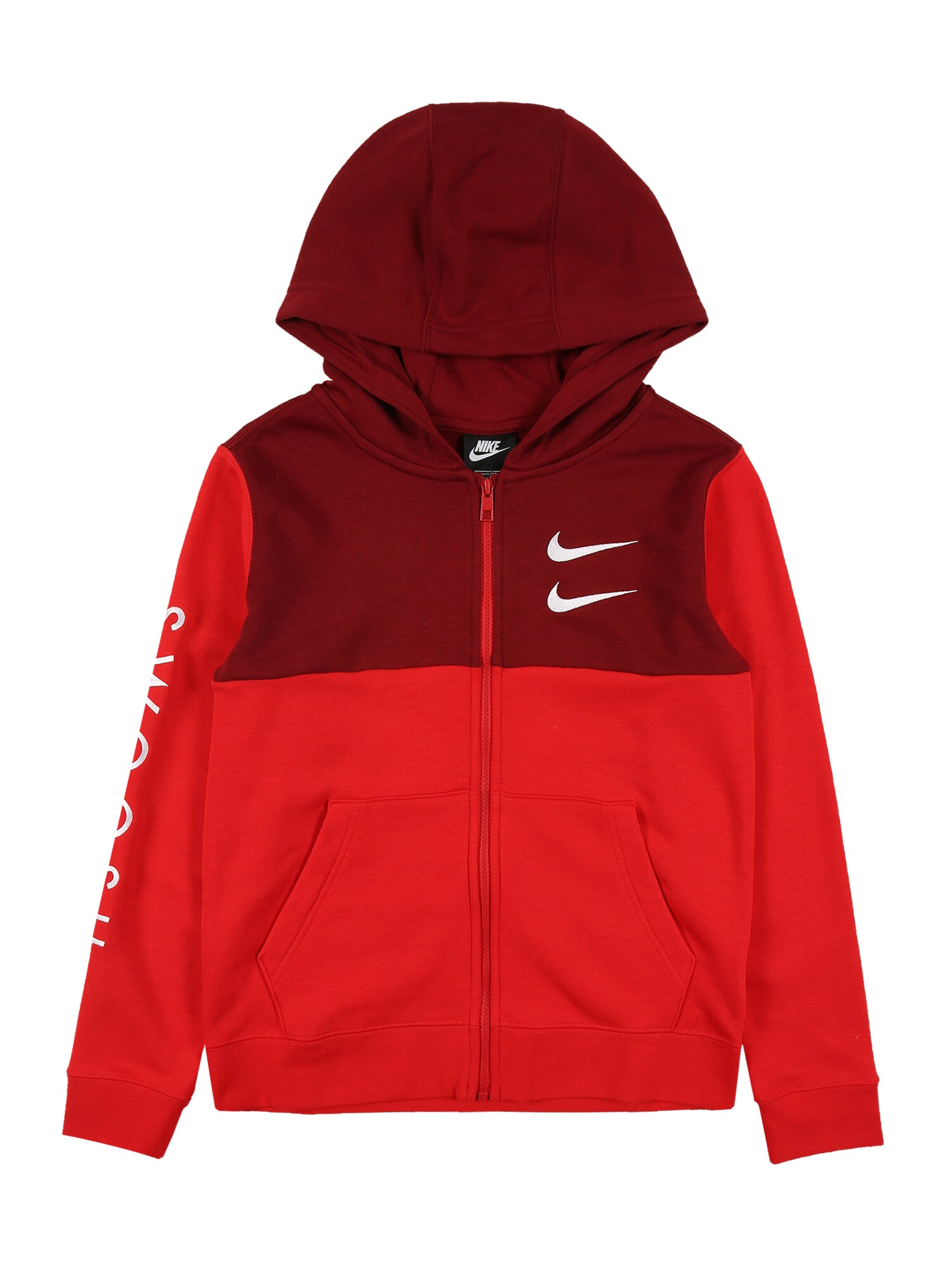 Nike Sportswear Džemperis  balta / raudona / kraujo spalva