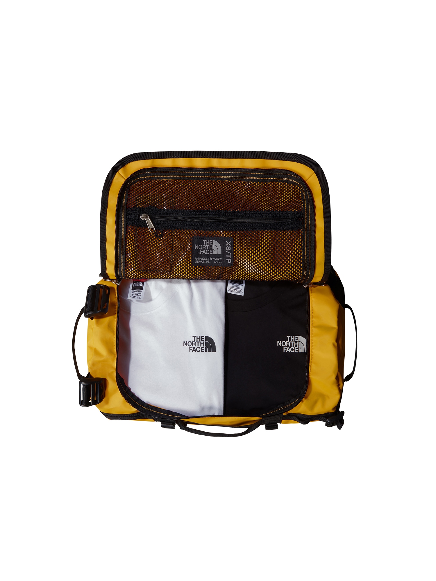 THE NORTH FACE Sporttáska  aranysárga / fekete termék 2. képe