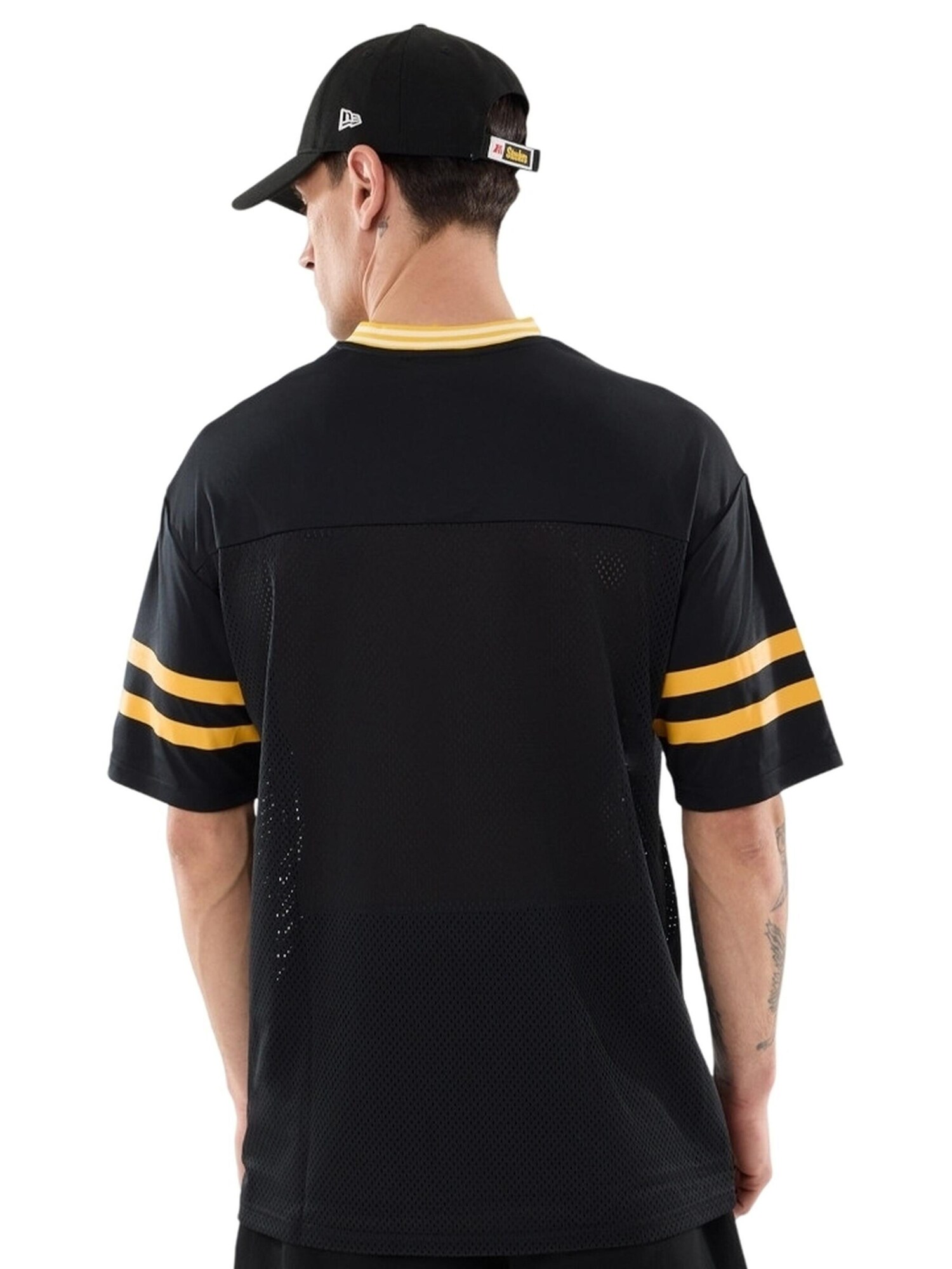 NEW ERA Camiseta 'Camiseta new era negra steelers nos nfl mesh tee' negro – imagen 2