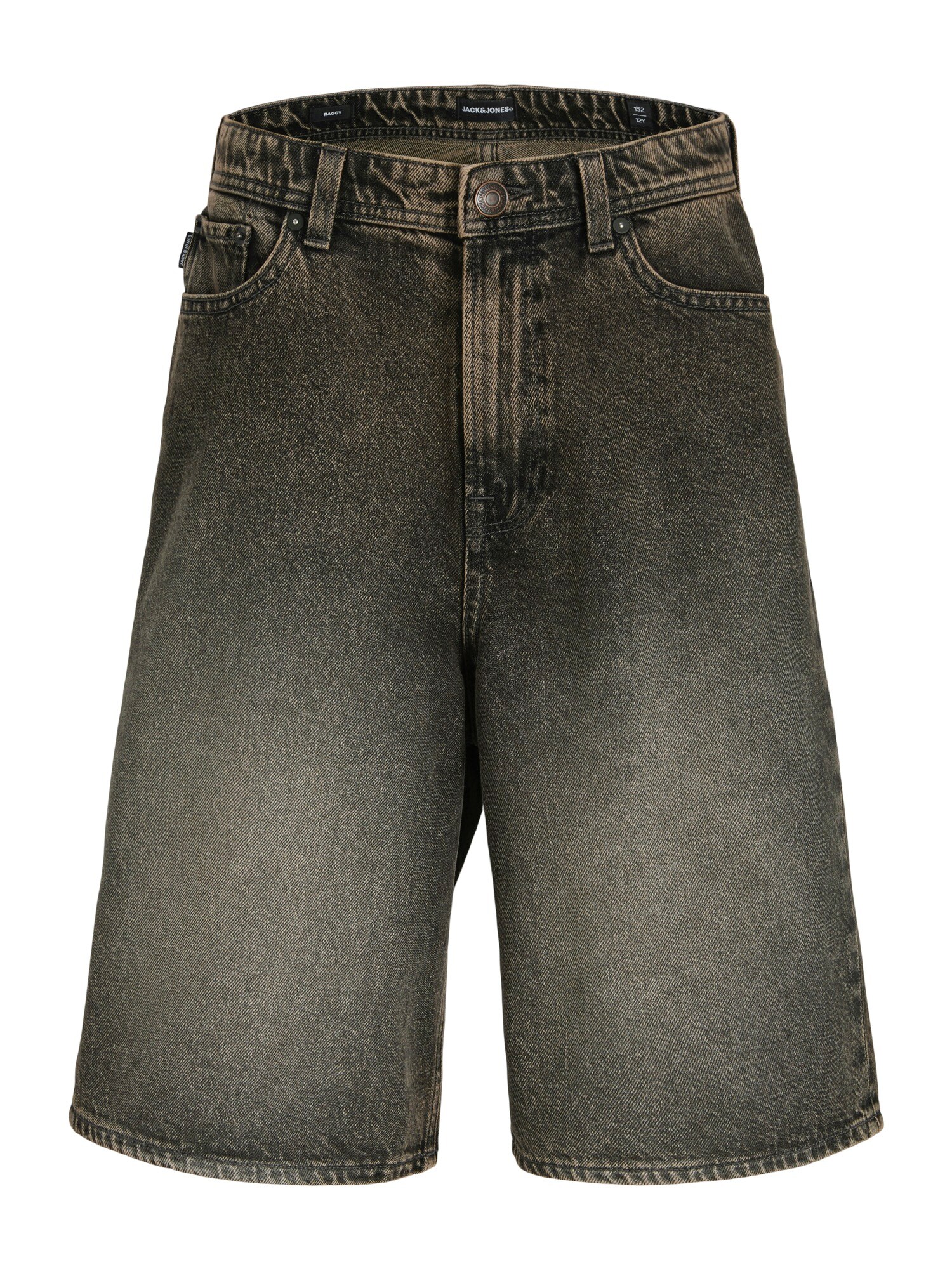 Jack & Jones Junior Jeans 'Jjiron Jjoriginal' Black Denim