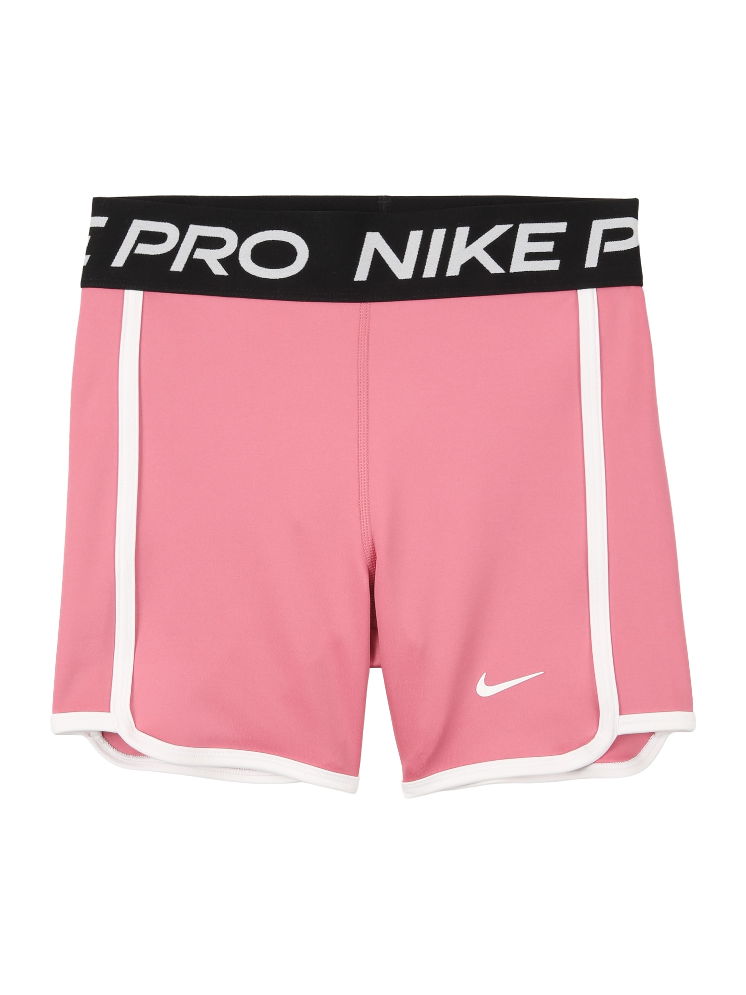NIKE Pantaloni sport  roz pitaya / negru / alb