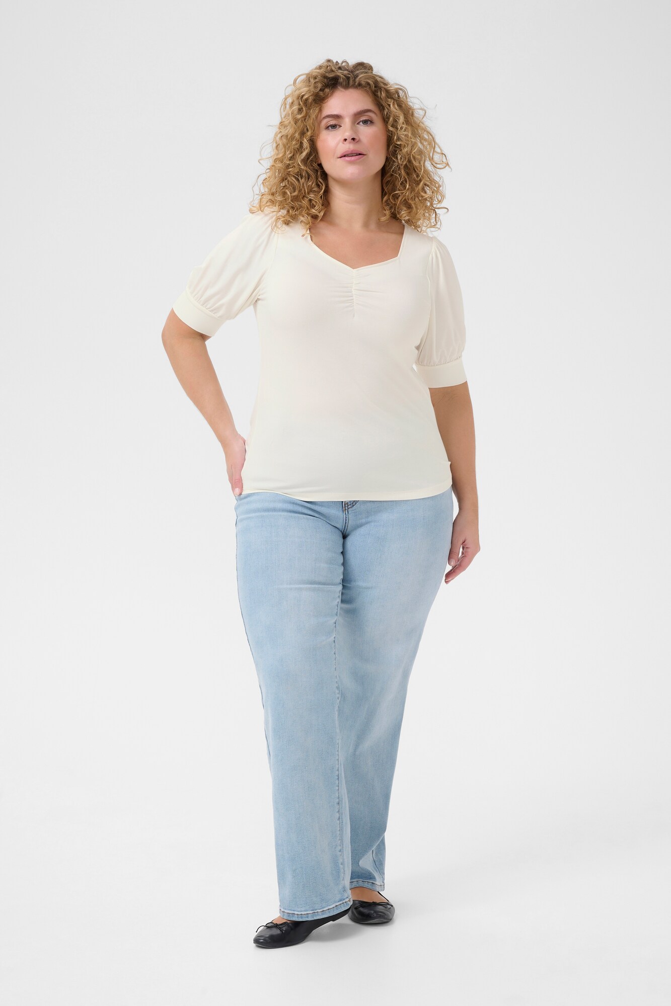 Thumbnail - KAFFE CURVE Bluse KCsissy